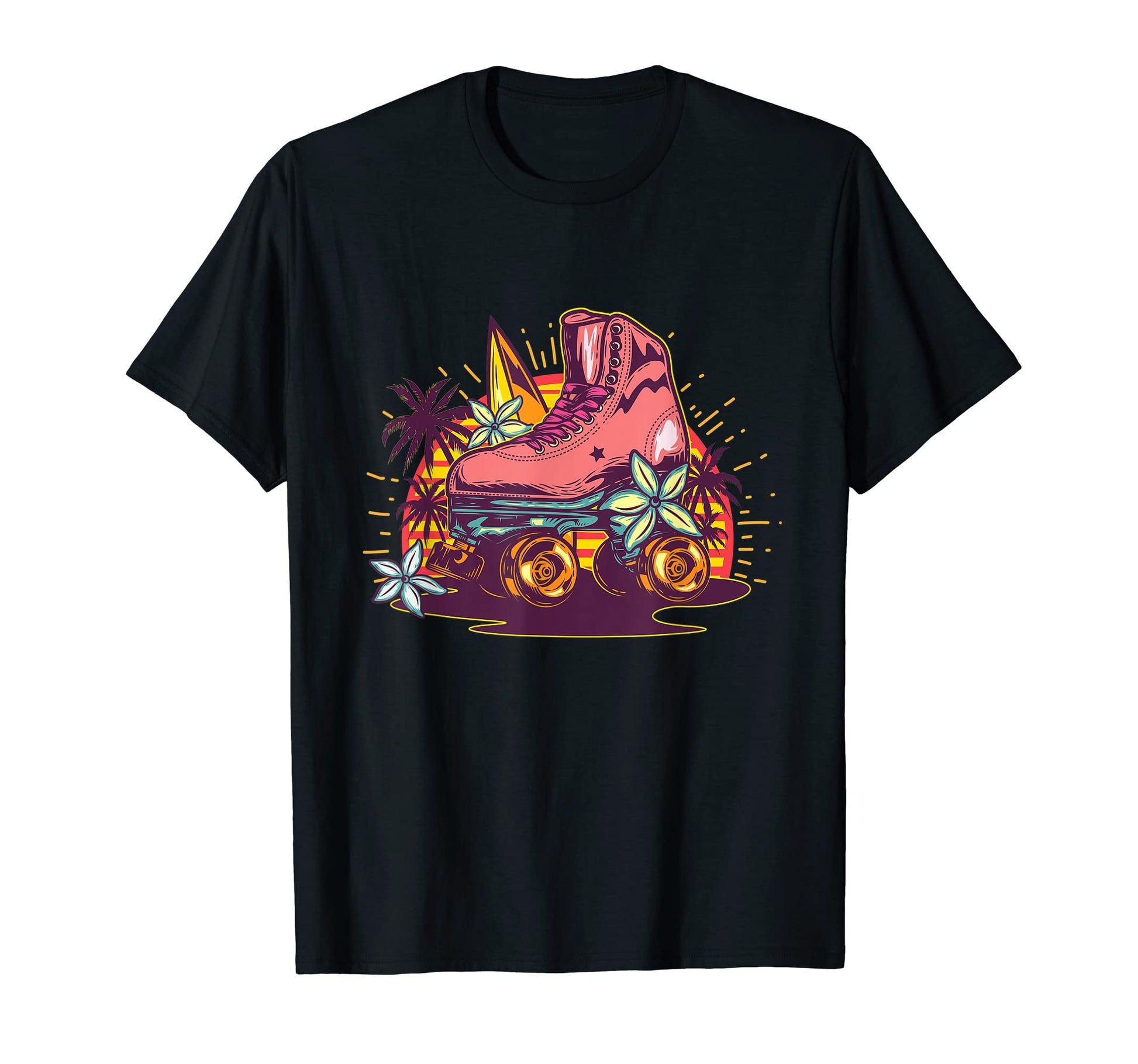 Beach Roller Skate Rollerskate Roller Skater T-Shirt - Graphic Print Unisex - T-Shirt, Sweatshirt, Hoodie