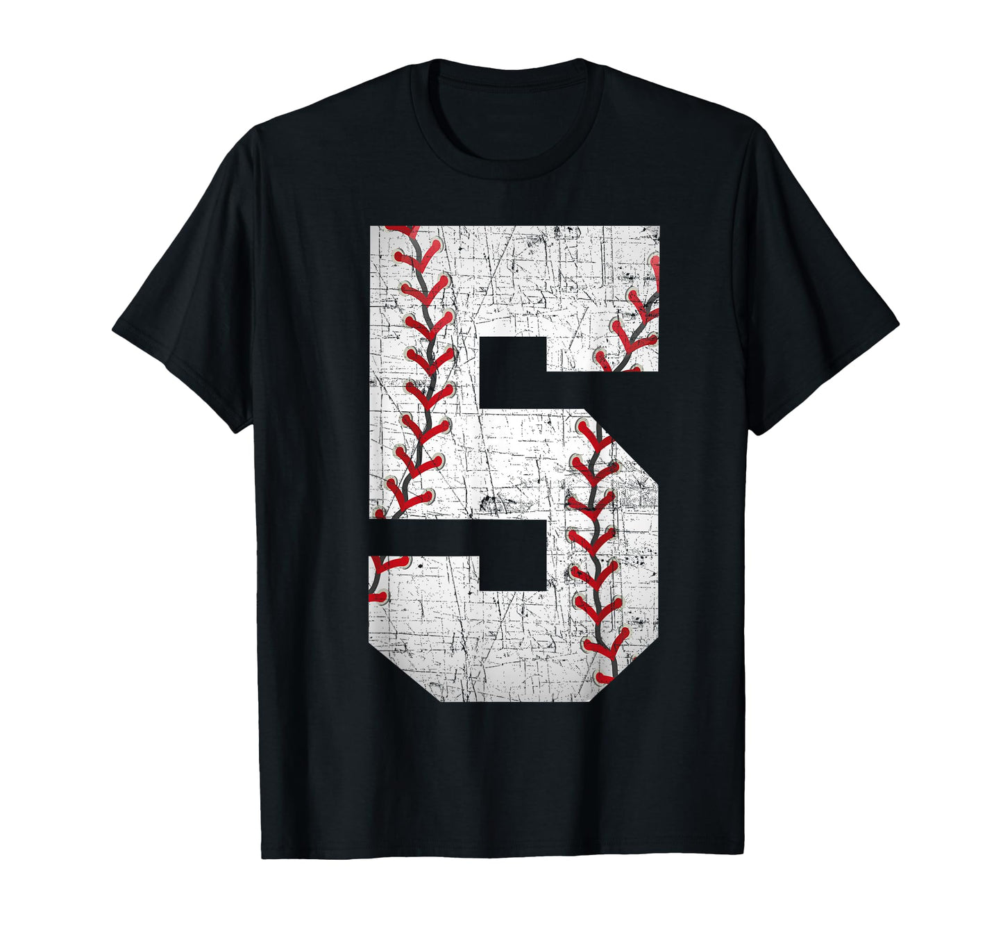 Baseball Softball Lover Five Years T-Shirt - Custom Art Print Men Women - T-Shirt, Sweatshirt, Hoodie