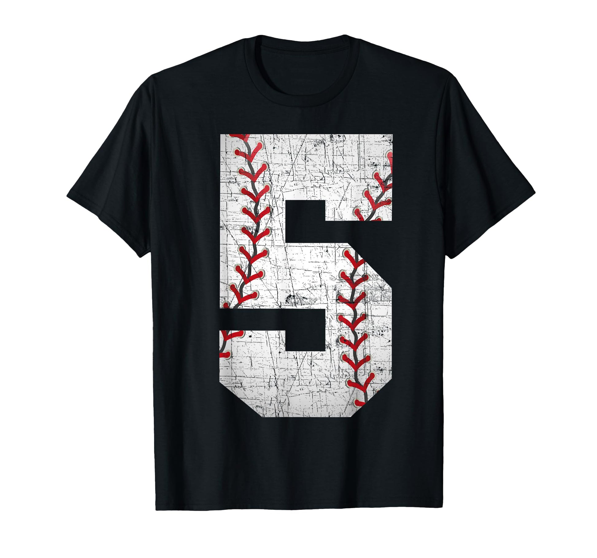 Baseball Softball Lover Five Years T-Shirt - Custom Art Print Men Women - T-Shirt, Sweatshirt, Hoodie