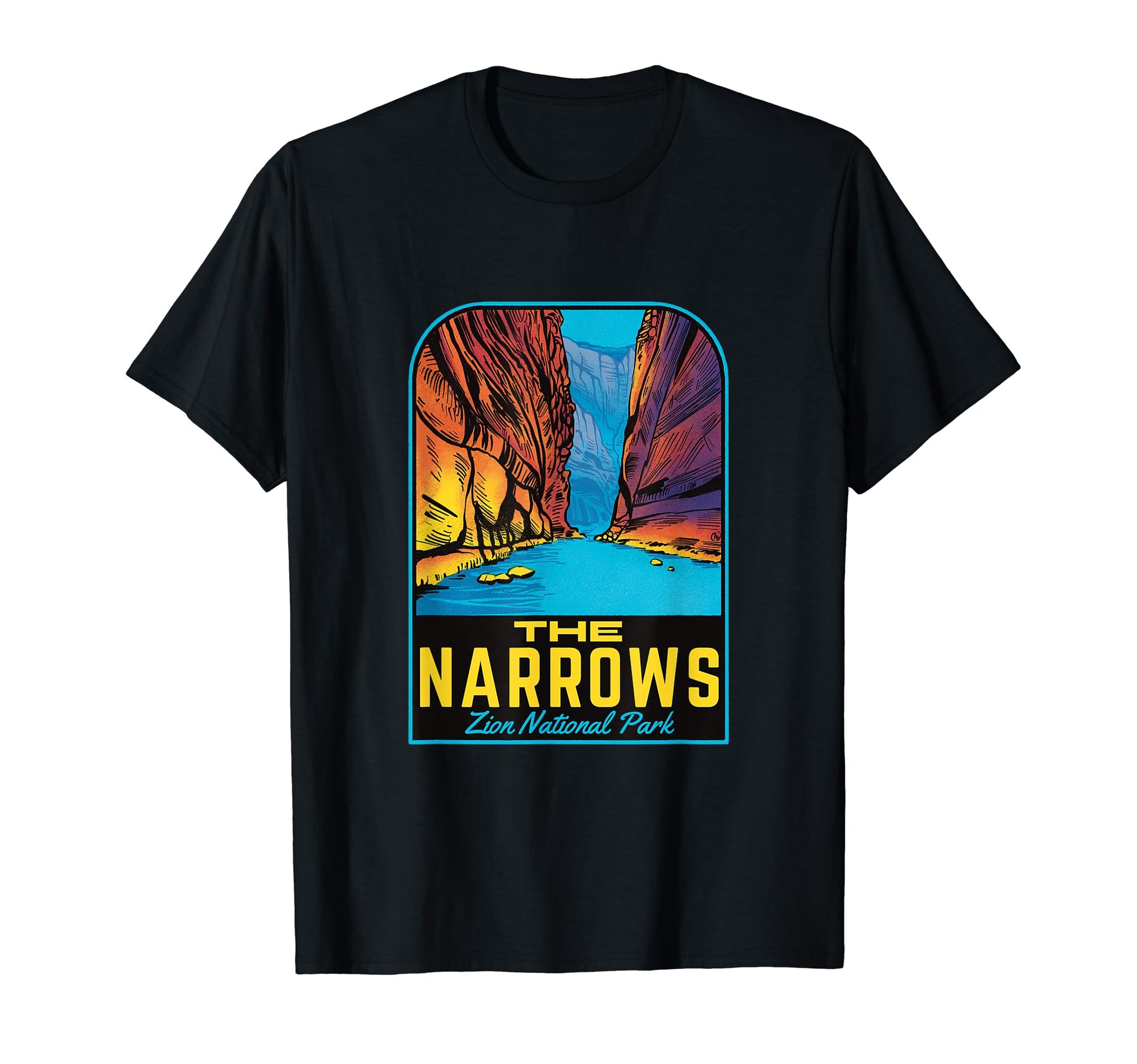 Narrows Zion National Park T-Shirt - Streetwear Style Men Women - T-Shirt, Sweatshirt, Hoodie
