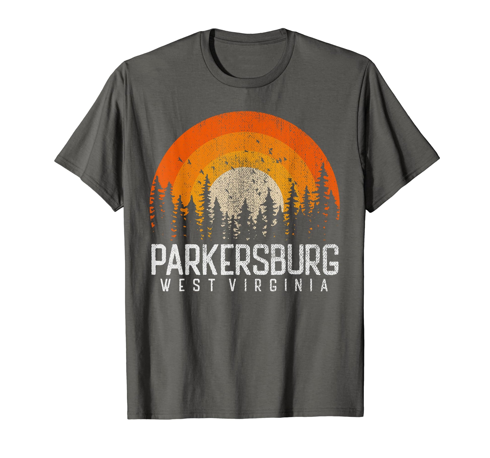 Parkersburg West Virginia Wv 70S 80S T-Shirt - Unique Graphic for Adults - T-Shirt, Sweatshirt, Hoodie