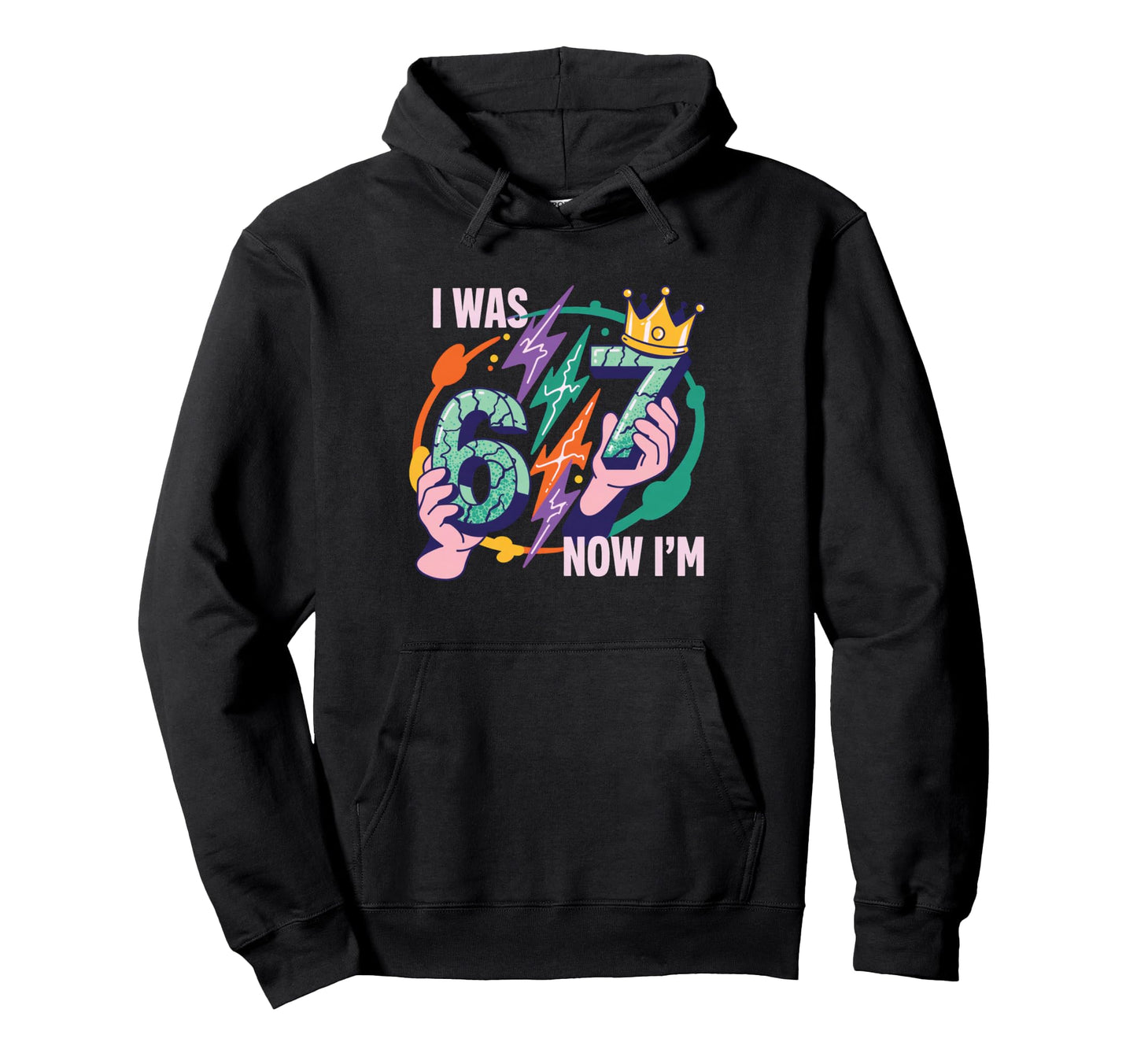 I Was 6 Now Im 7 7Th Birthday 6 7 Hoodie - Unique Graphic Men Women - T-Shirt, Sweatshirt, Hoodie