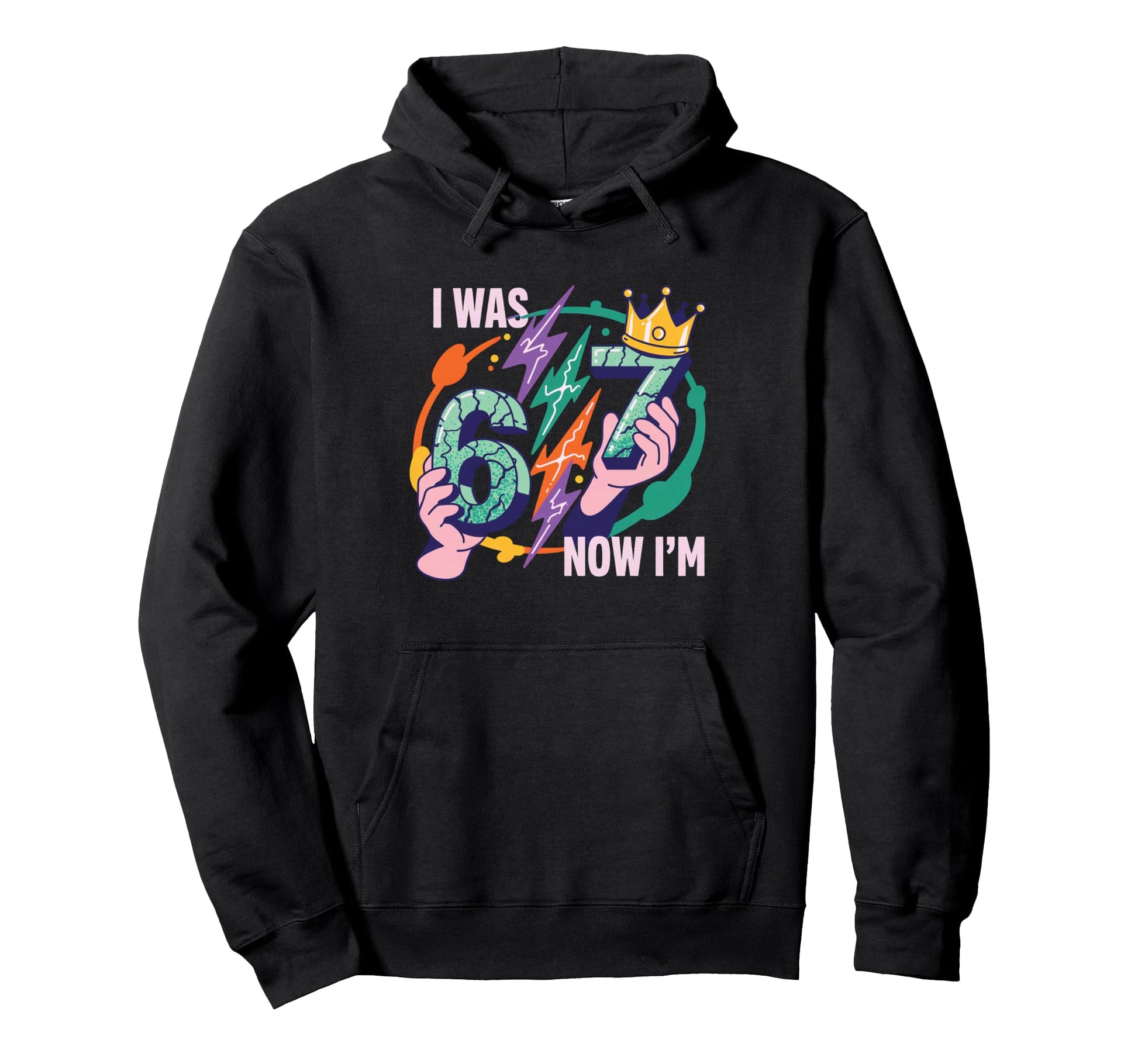 I Was 6 Now Im 7 7Th Birthday 6 7 Hoodie - Unique Graphic Men Women - T-Shirt, Sweatshirt, Hoodie