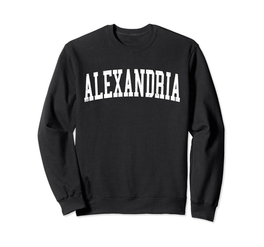 Alexandria Ky Distressed Sweatshirt - Casual Everyday Wear for Adults - T-Shirt, Sweatshirt, Hoodie