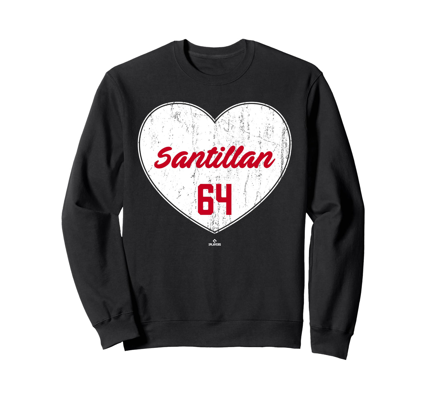 Distressed Heart Tony Santillan Sweatshirt - Fun Novelty Design Men Women - T-Shirt, Sweatshirt, Hoodie