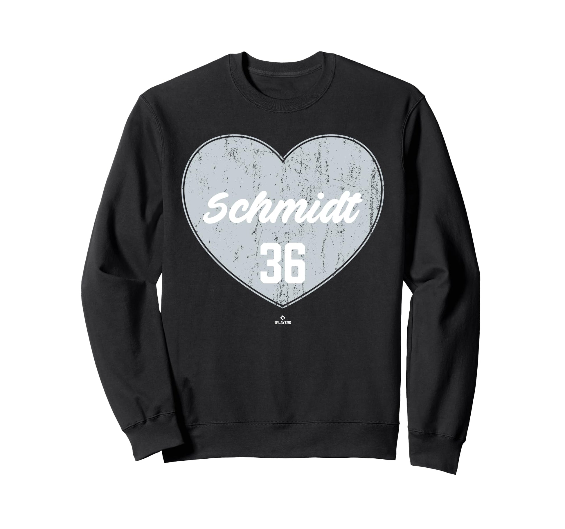 Distressed Heart Clarke Schmidt Sweatshirt - Fun Novelty Design for Adults - T-Shirt, Sweatshirt, Hoodie