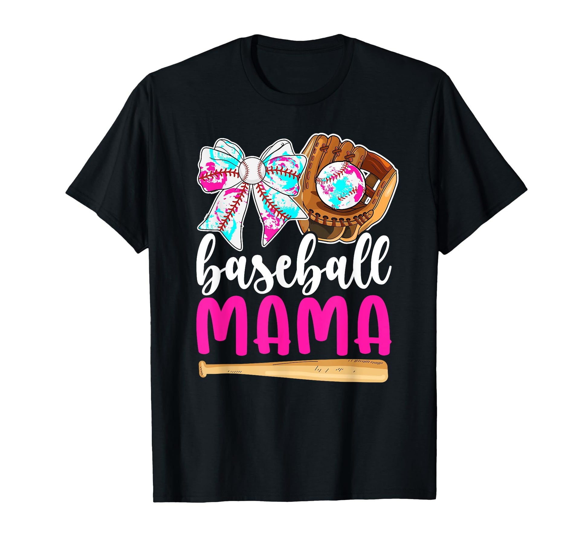 Baseball Mama Coquette Baseball Mom T-Shirt - Novelty Apparel for Adults - T-Shirt, Sweatshirt, Hoodie