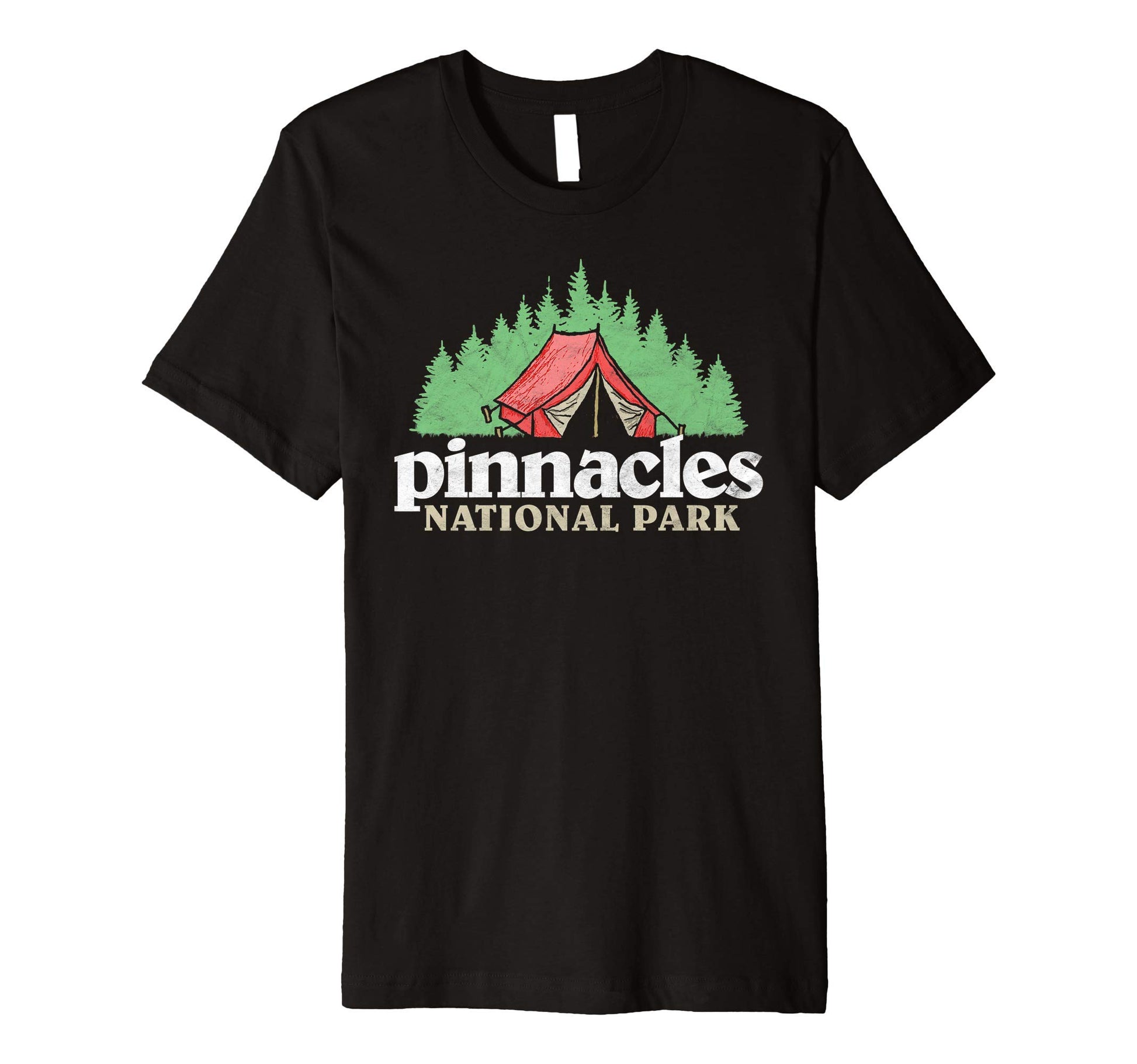 Pinnacles National Park Tent Camping T-Shirt - Novelty Apparel Men Women - T-Shirt, Sweatshirt, Hoodie