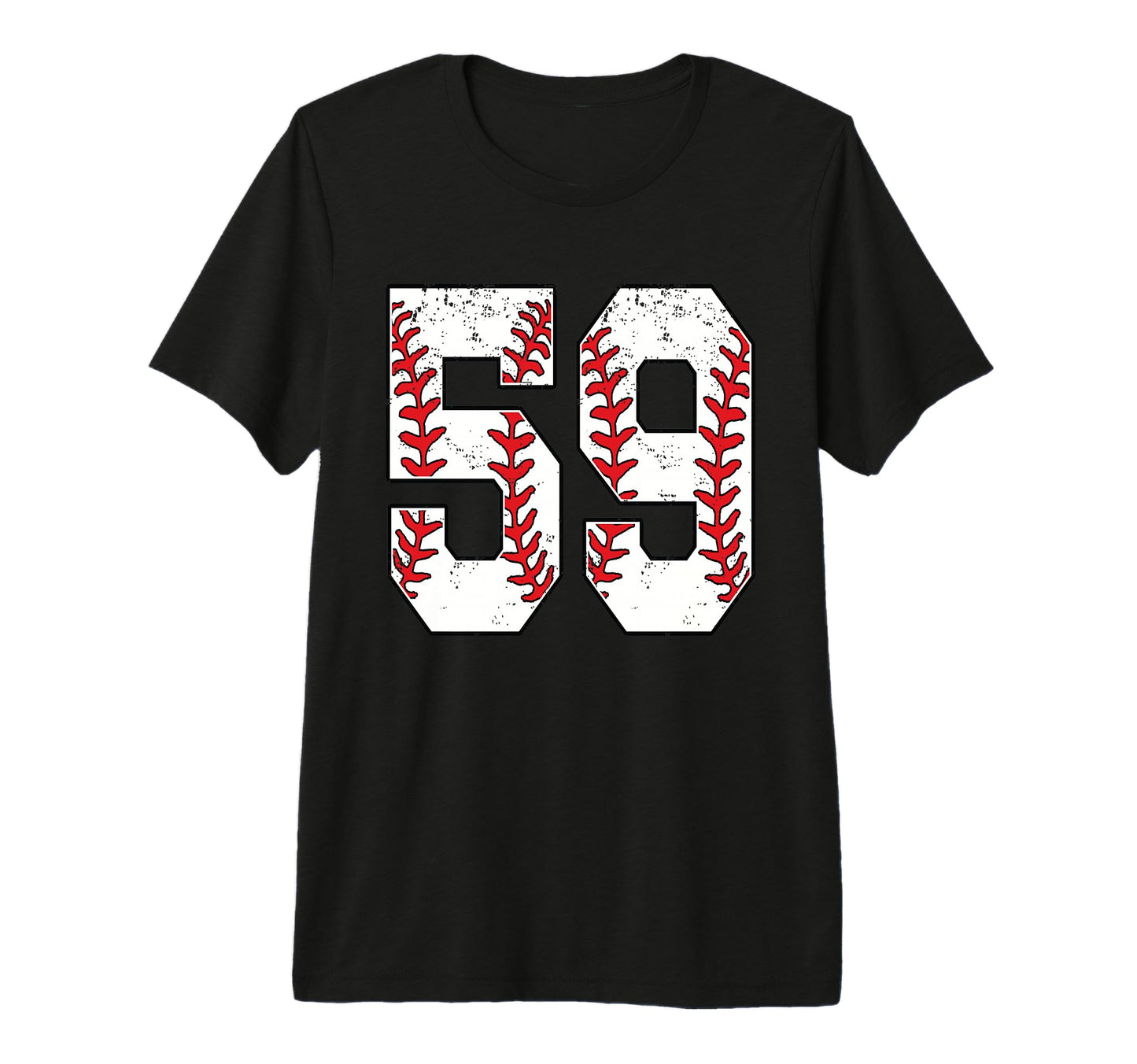 Number 59 Baseball 59 Jersey Number T-Shirt - Trendy Graphic Men Women - T-Shirt, Sweatshirt, Hoodie