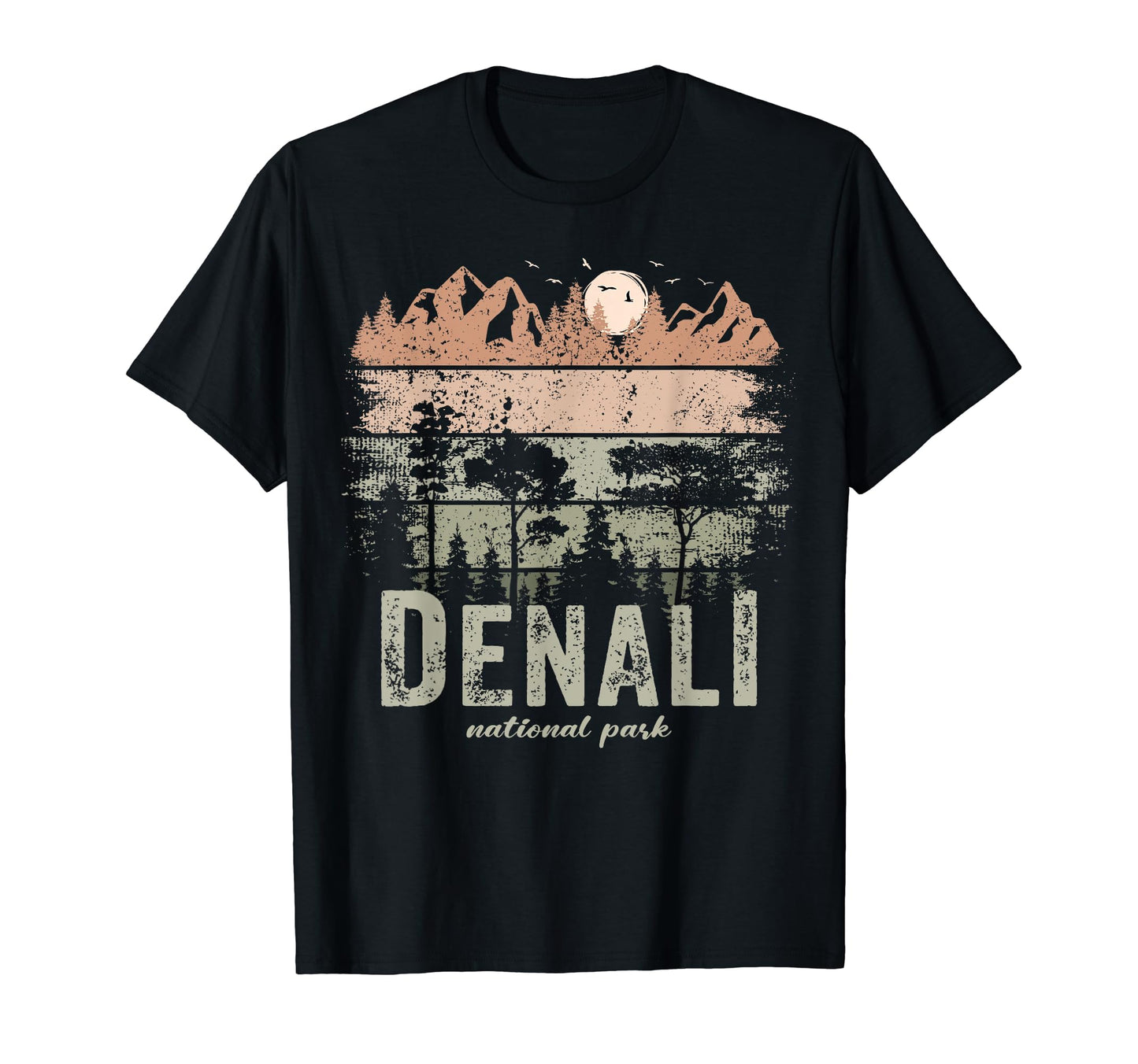 Denali National Park Us Denali T-Shirt - Custom Art Print Men Women - T-Shirt, Sweatshirt, Hoodie