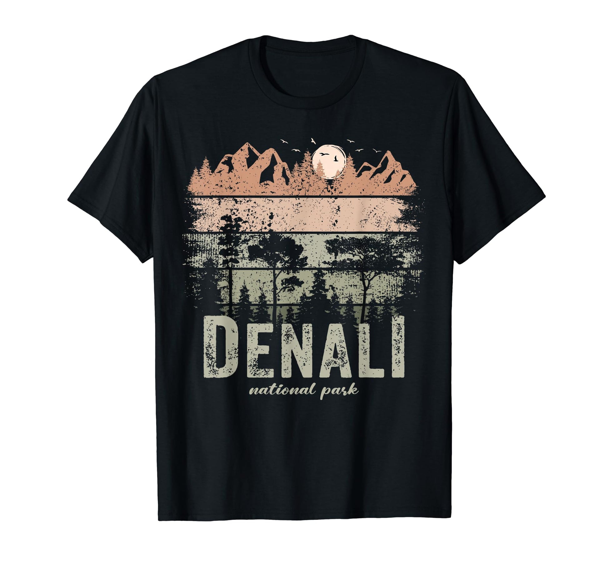 Denali National Park Us Denali T-Shirt - Custom Art Print Men Women - T-Shirt, Sweatshirt, Hoodie