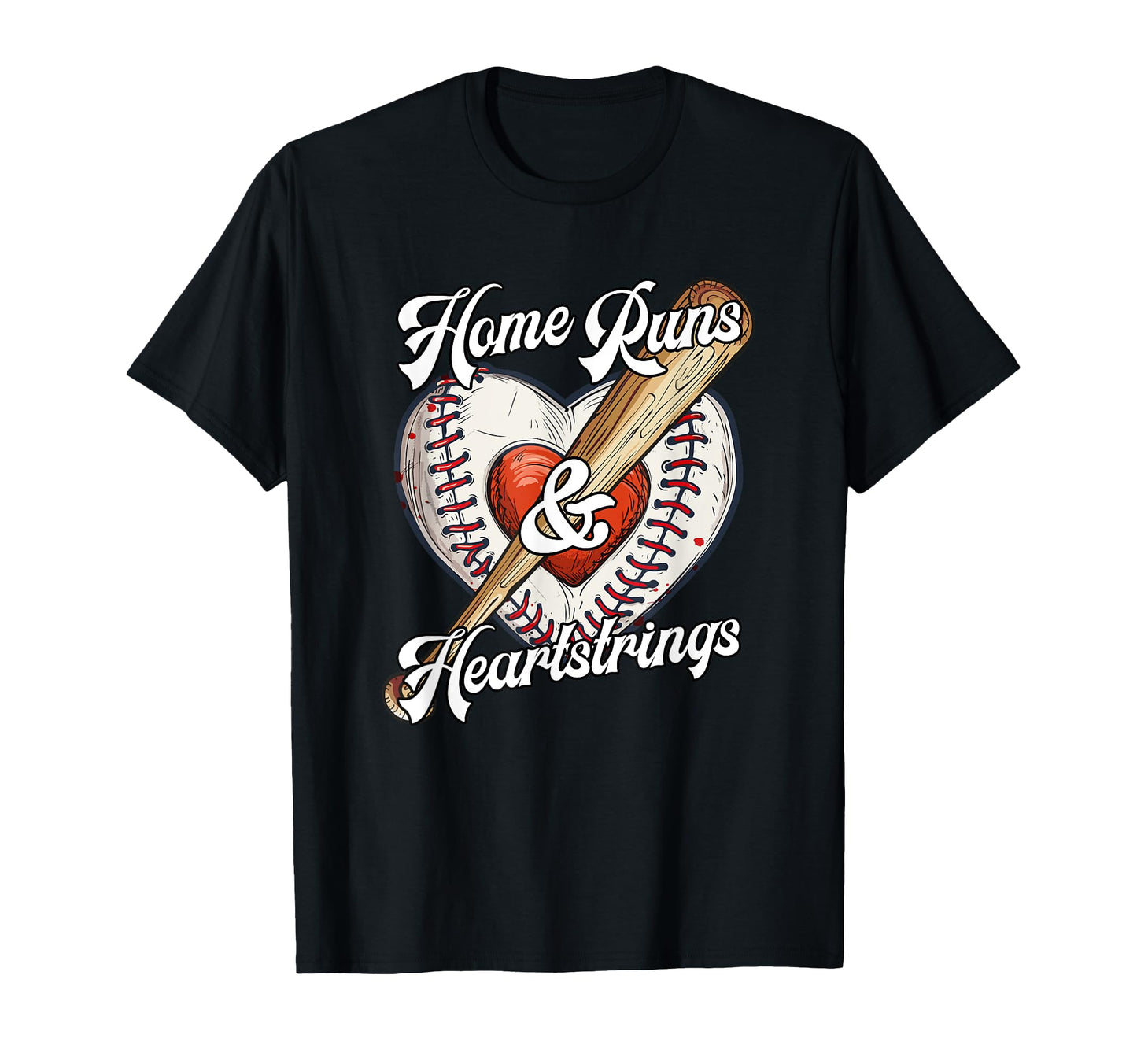 Baseball Sport Home Runs And T-Shirt - Custom Art Print Men Women - T-Shirt, Sweatshirt, Hoodie