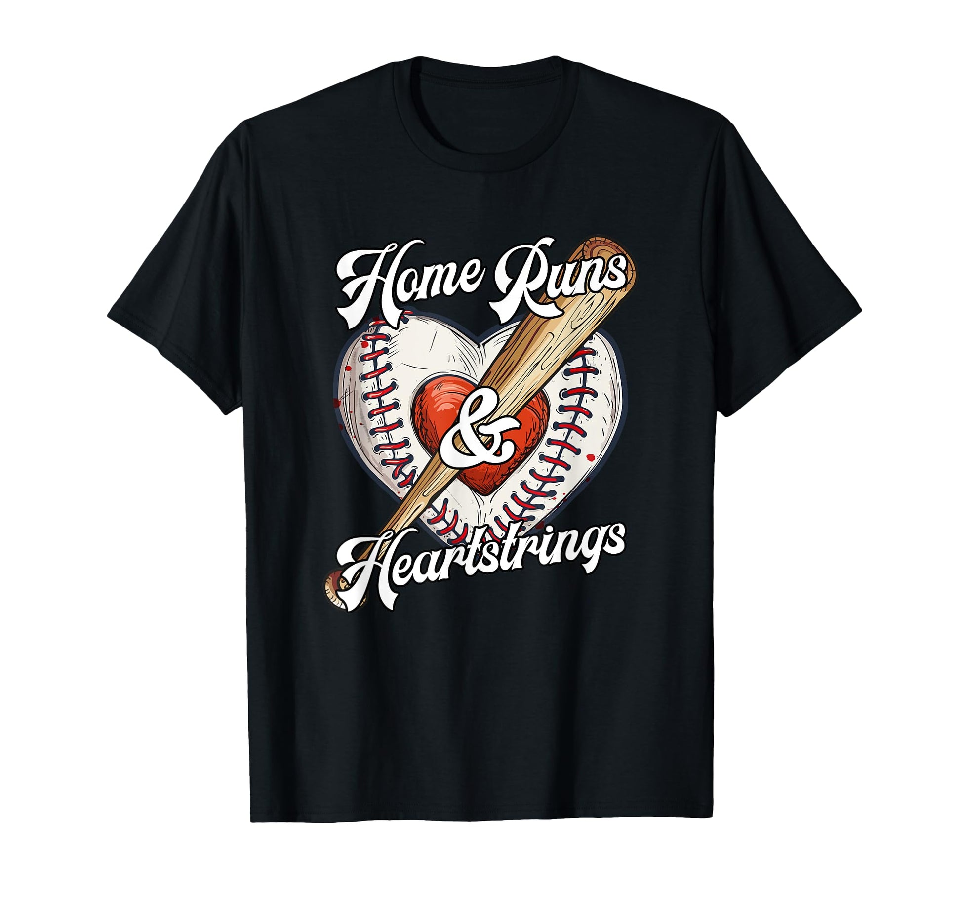 Baseball Sport Home Runs And T-Shirt - Custom Art Print Men Women - T-Shirt, Sweatshirt, Hoodie