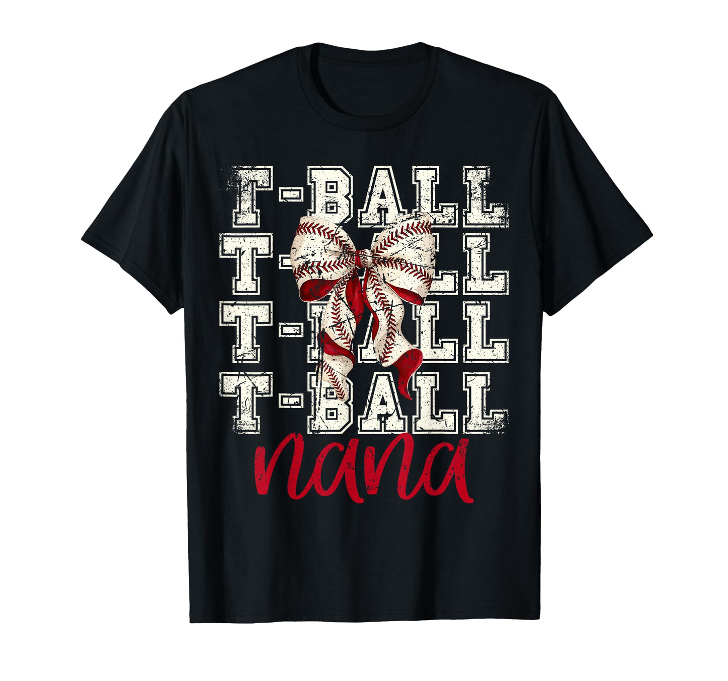 Tball Nana Teeball T Ball Coquette T-Shirt - Trendy Graphic for Adults - T-Shirt, Sweatshirt, Hoodie