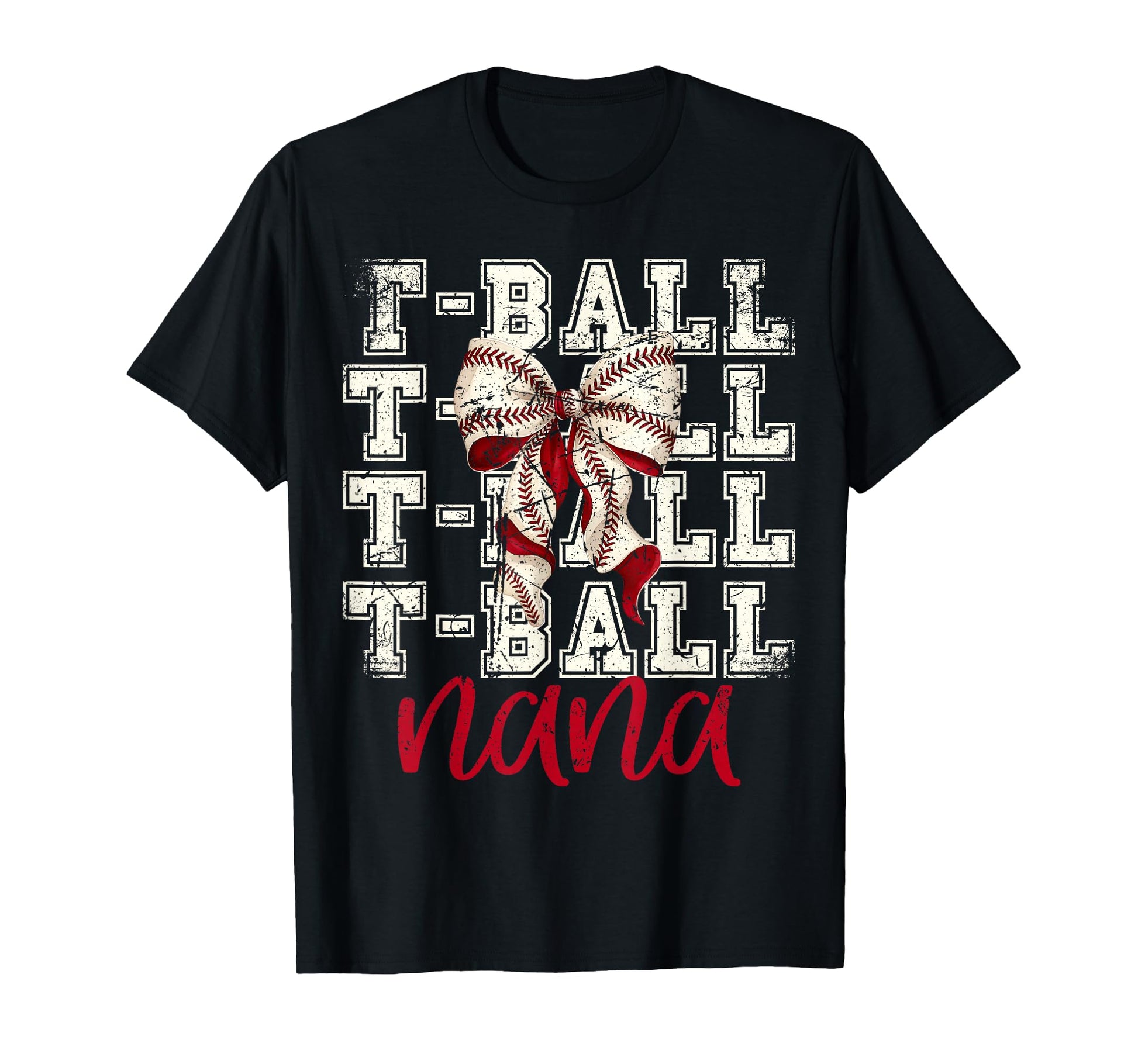 Tball Nana Teeball T Ball Coquette T-Shirt - Trendy Graphic for Adults - T-Shirt, Sweatshirt, Hoodie