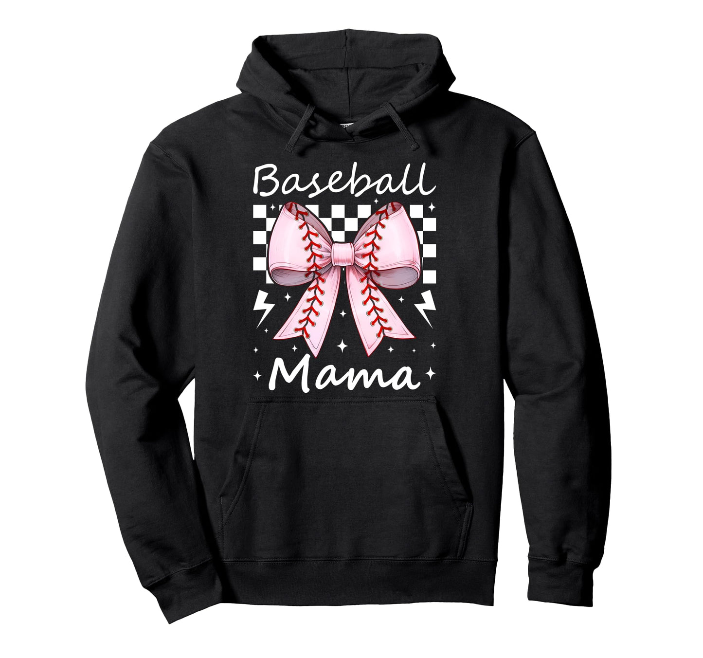Baseball Mama Baseball Mom Mothers Day Hoodie - Trendy Graphic Men Women - T-Shirt, Sweatshirt, Hoodie