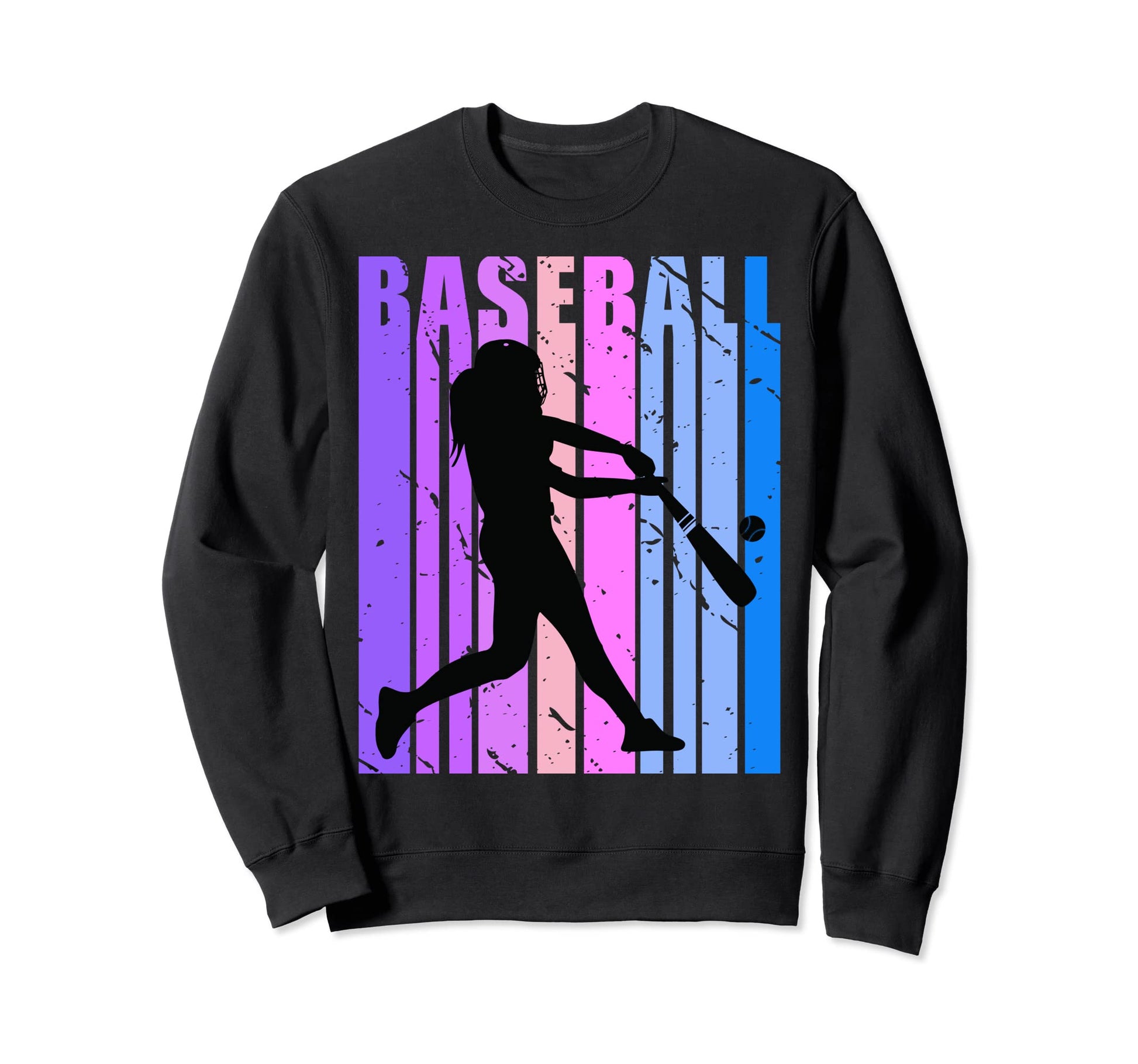 Colorful Motivational Baseball Sweatshirt - Trendy Graphic Men Women - T-Shirt, Sweatshirt, Hoodie