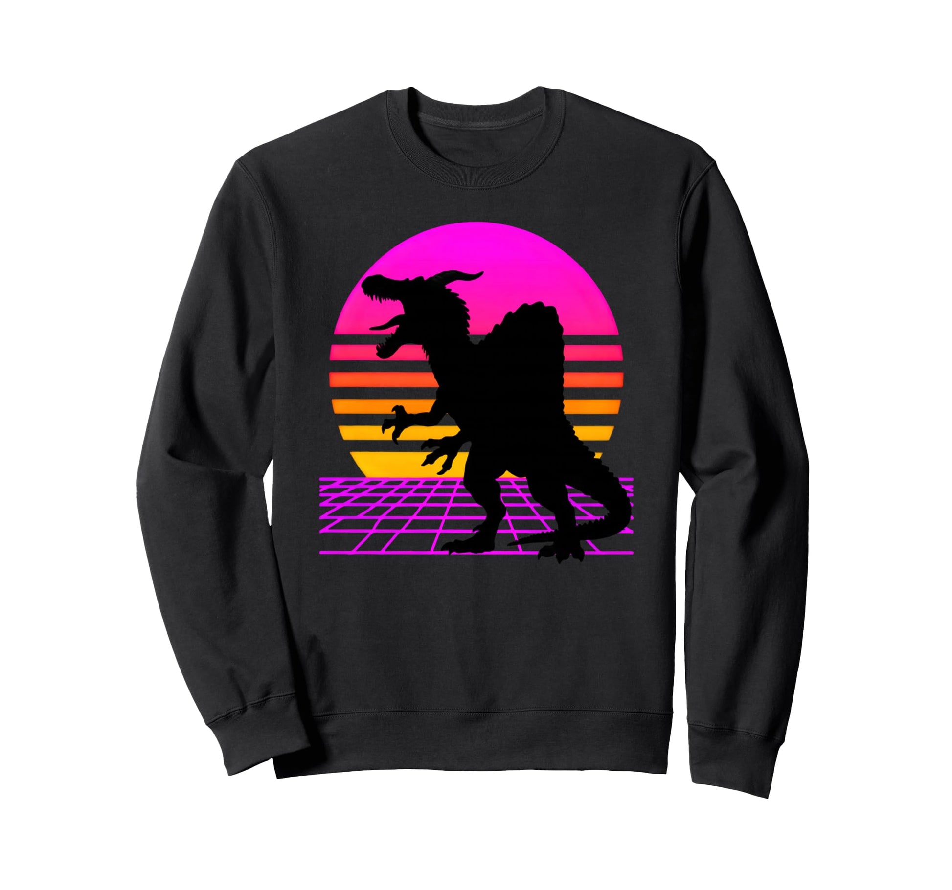 Fearless Spinosaurus Dinosaur Sweatshirt - Aesthetic Graphic Men Women - T-Shirt, Sweatshirt, Hoodie