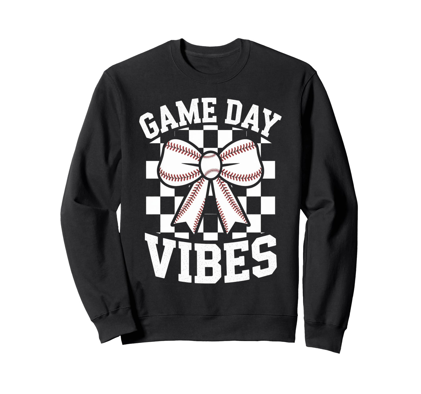 Game Day Vibes Coquette Bow Sweatshirt - Casual Everyday Wear Men Women - T-Shirt, Sweatshirt, Hoodie