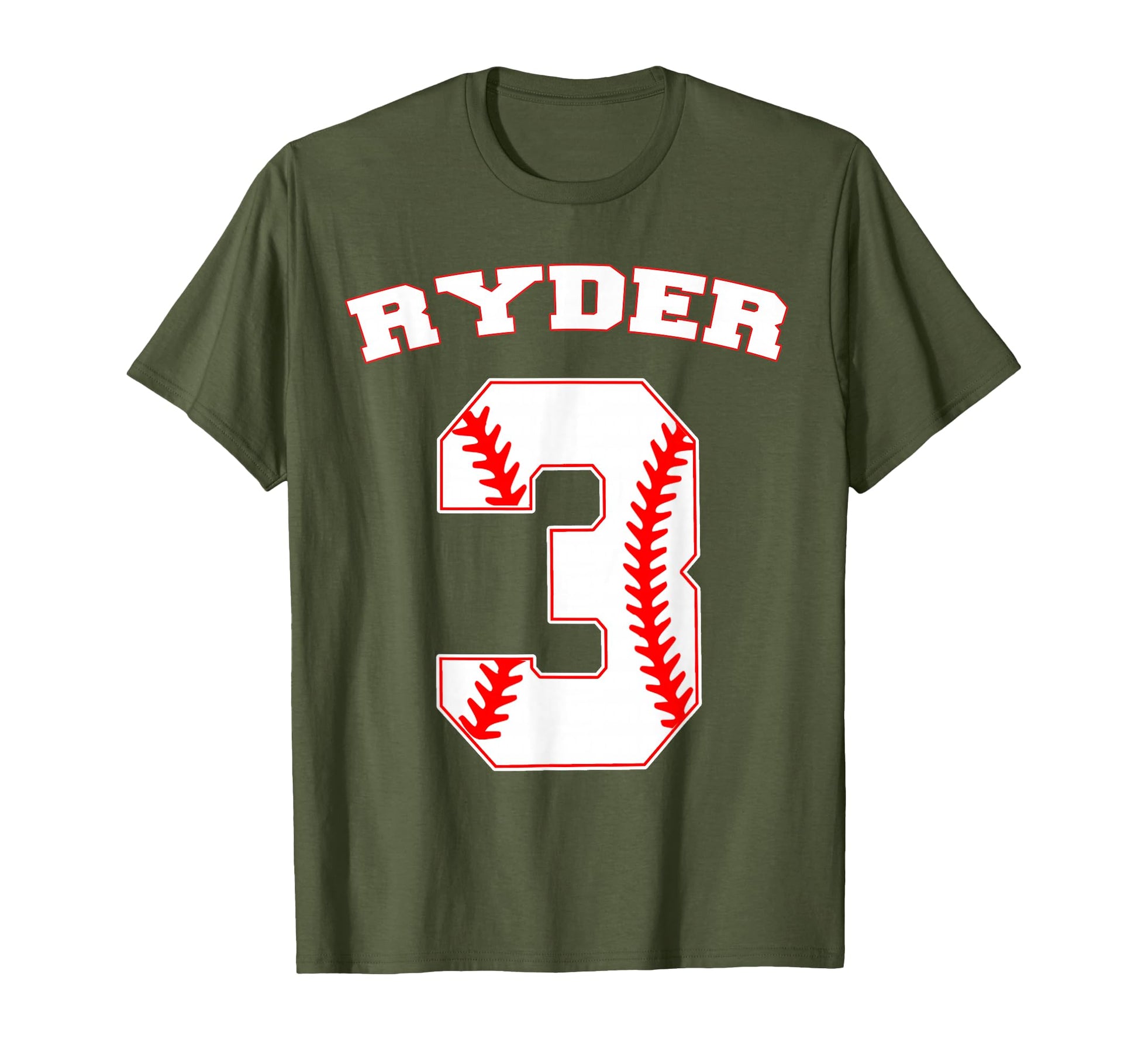Ryder Baseball Name Three Years 3Rd T-Shirt - Aesthetic Graphic Unisex - T-Shirt, Sweatshirt, Hoodie
