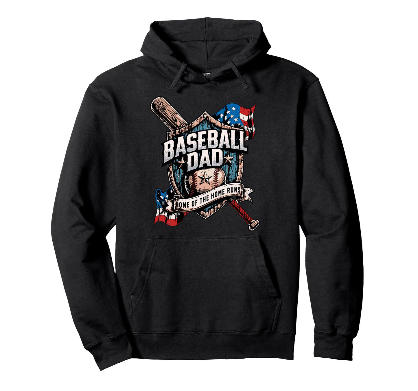 Home Home Runs Usa American Baseball Hoodie - Novelty Apparel for Adults - T-Shirt, Sweatshirt, Hoodie