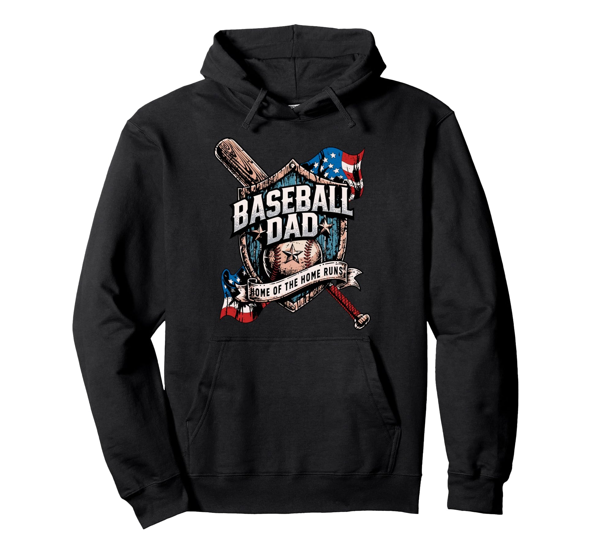 Home Home Runs Usa American Baseball Hoodie - Novelty Apparel for Adults - T-Shirt, Sweatshirt, Hoodie
