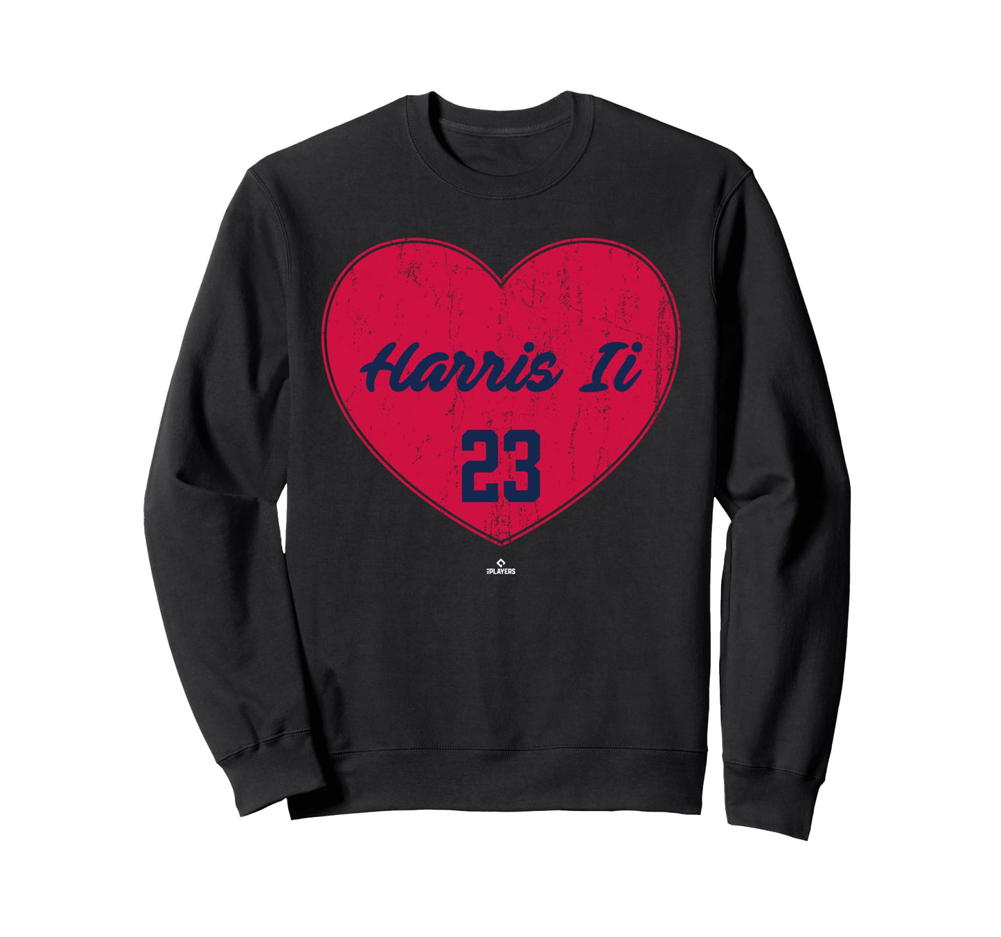 Distressed Heart Michael Harris Ii Sweatshirt - Unique Graphic for Adults - T-Shirt, Sweatshirt, Hoodie