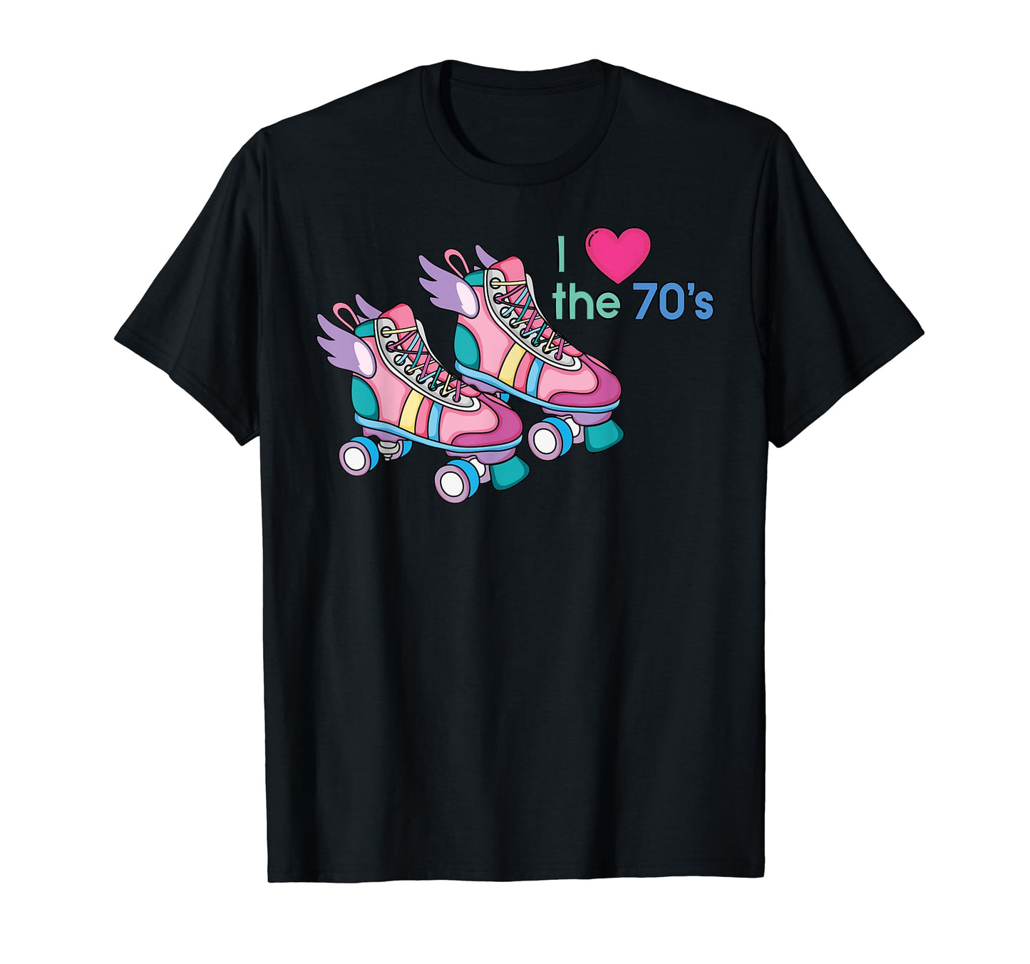 Funny Skating 60S 70S 90S Roller Skates T-Shirt - Trendy Graphic Men Women - T-Shirt, Sweatshirt, Hoodie