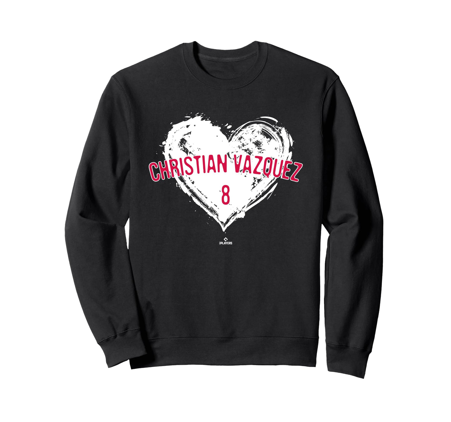 Distressed Heart Christian Vazquez Sweatshirt - Unique Graphic Men Women - T-Shirt, Sweatshirt, Hoodie
