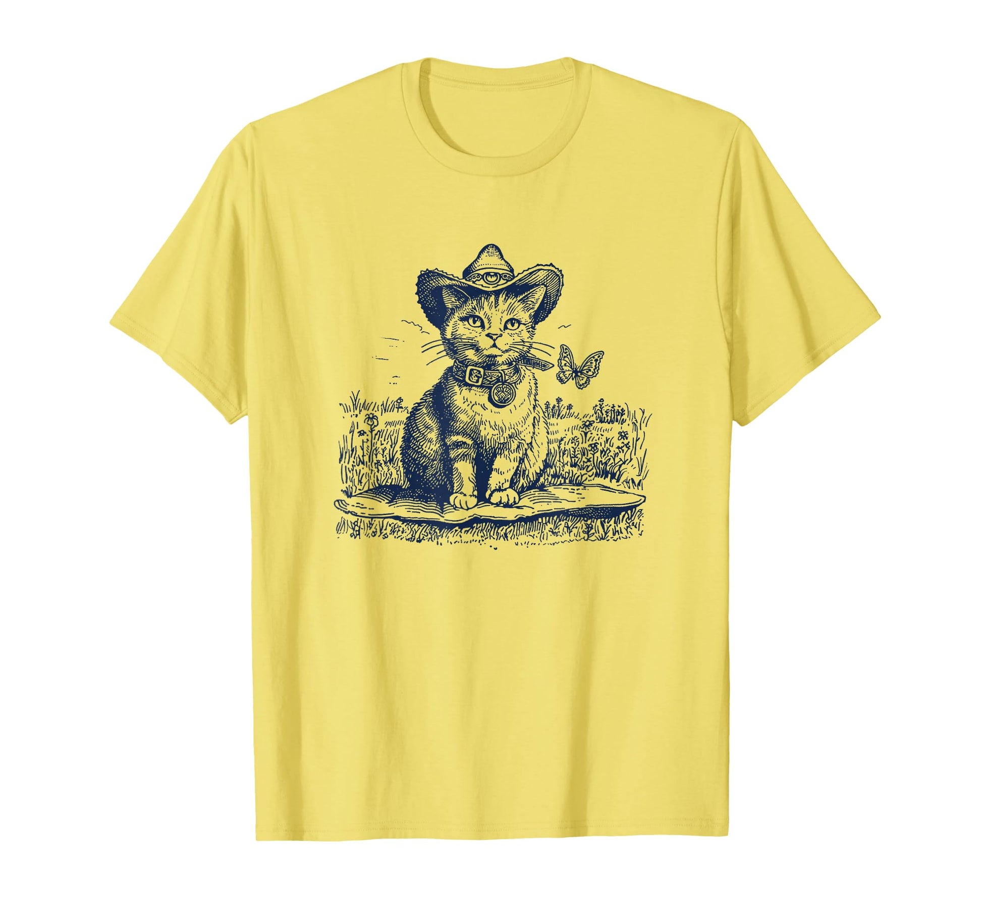 Meowdy Funny Country Music Cat Cowgirl T-Shirt - Trendy Graphic Unisex - T-Shirt, Sweatshirt, Hoodie