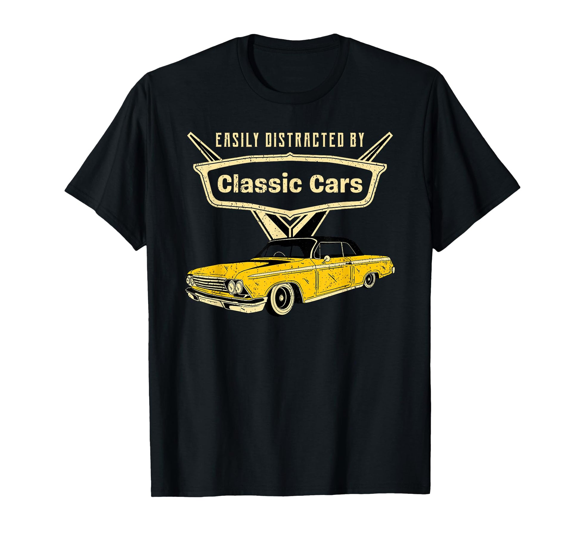 Easily Distracted Cars T-Shirt - Unique Graphic for Adults - T-Shirt, Sweatshirt, Hoodie