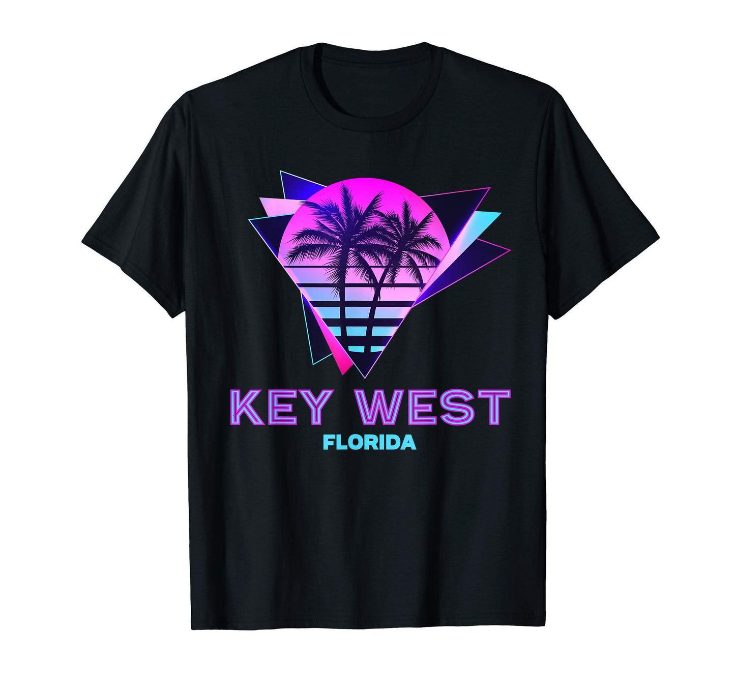 Key West Vaporware 80S Aesthetic Florida T-Shirt - Trendy Graphic Unisex - T-Shirt, Sweatshirt, Hoodie