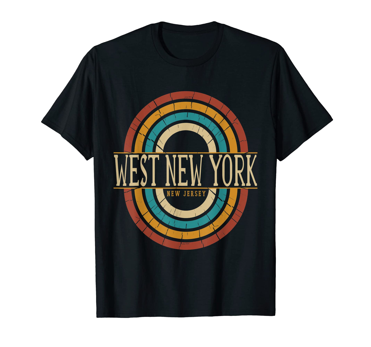 West New York New Jersey Nj Souvenir T-Shirt - Custom Art Print Unisex - T-Shirt, Sweatshirt, Hoodie