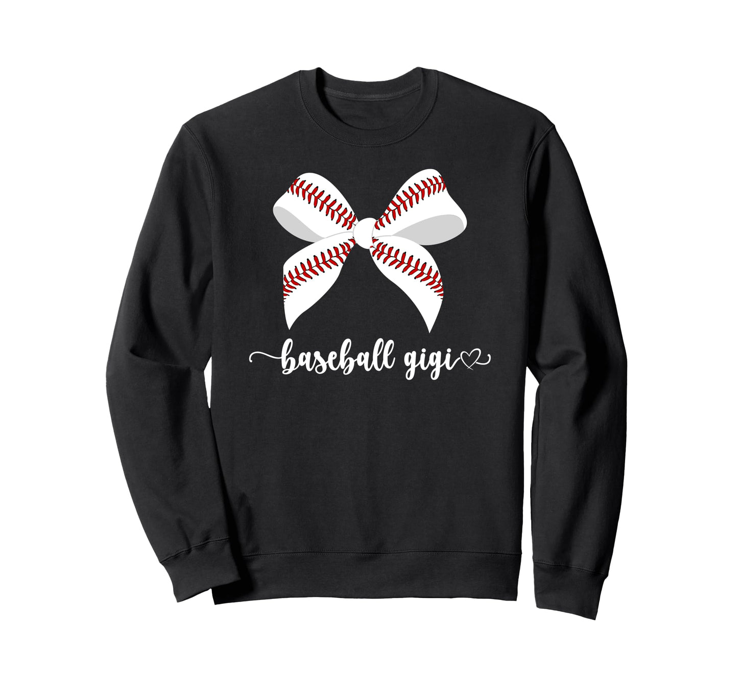 Baseball Gigi Grandma Coquette Sweatshirt - Graphic Print for Adults - T-Shirt, Sweatshirt, Hoodie