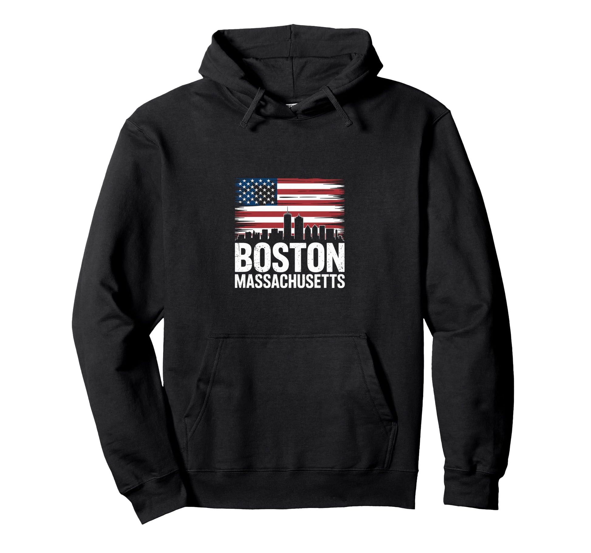 Boston Massachusetts Coastal Hoodie - Casual Everyday Wear Men Women - T-Shirt, Sweatshirt, Hoodie