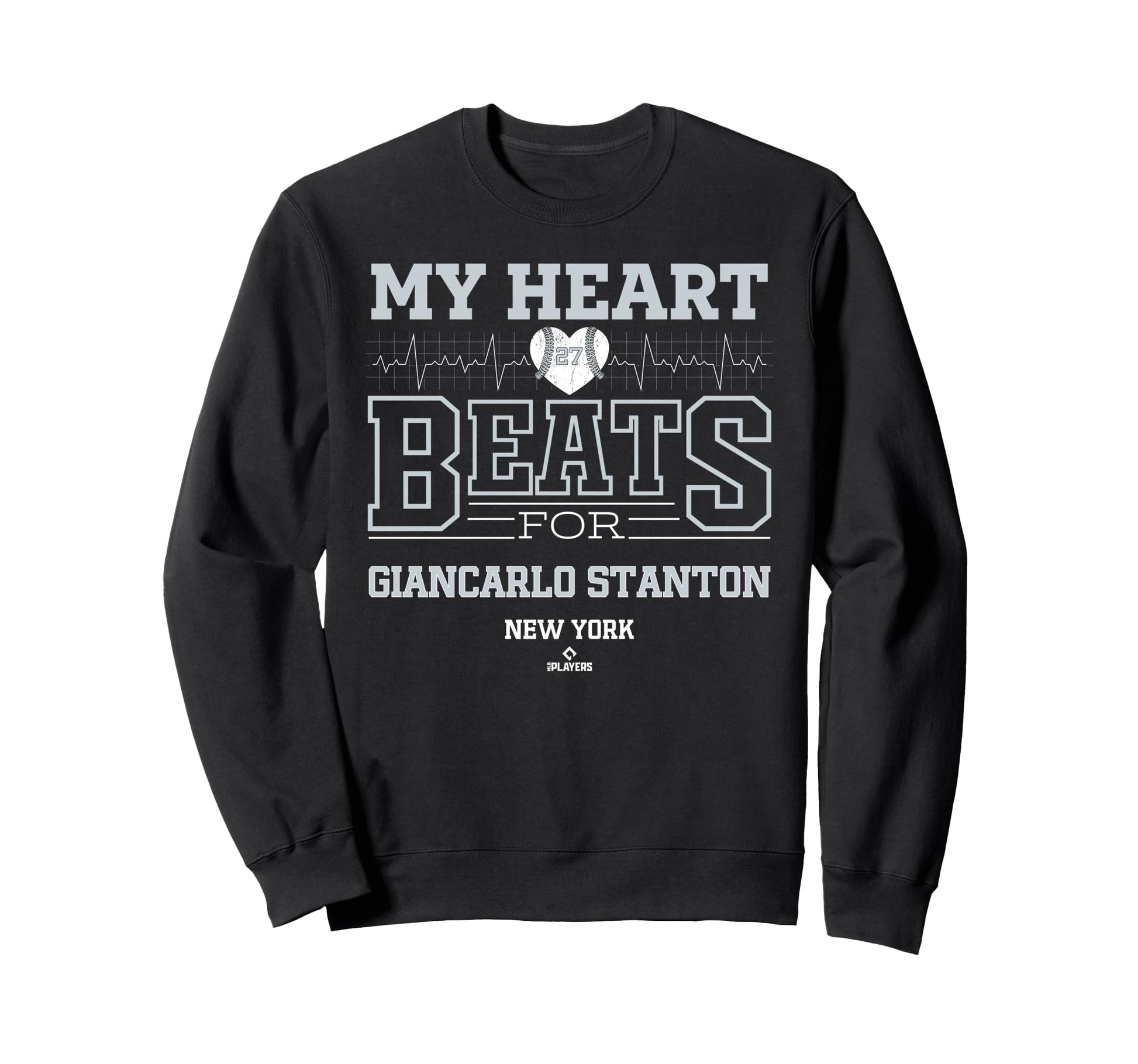 My Heart Beats Giancarlo Stanton Sweatshirt - Casual Everyday Wear Unisex - T-Shirt, Sweatshirt, Hoodie