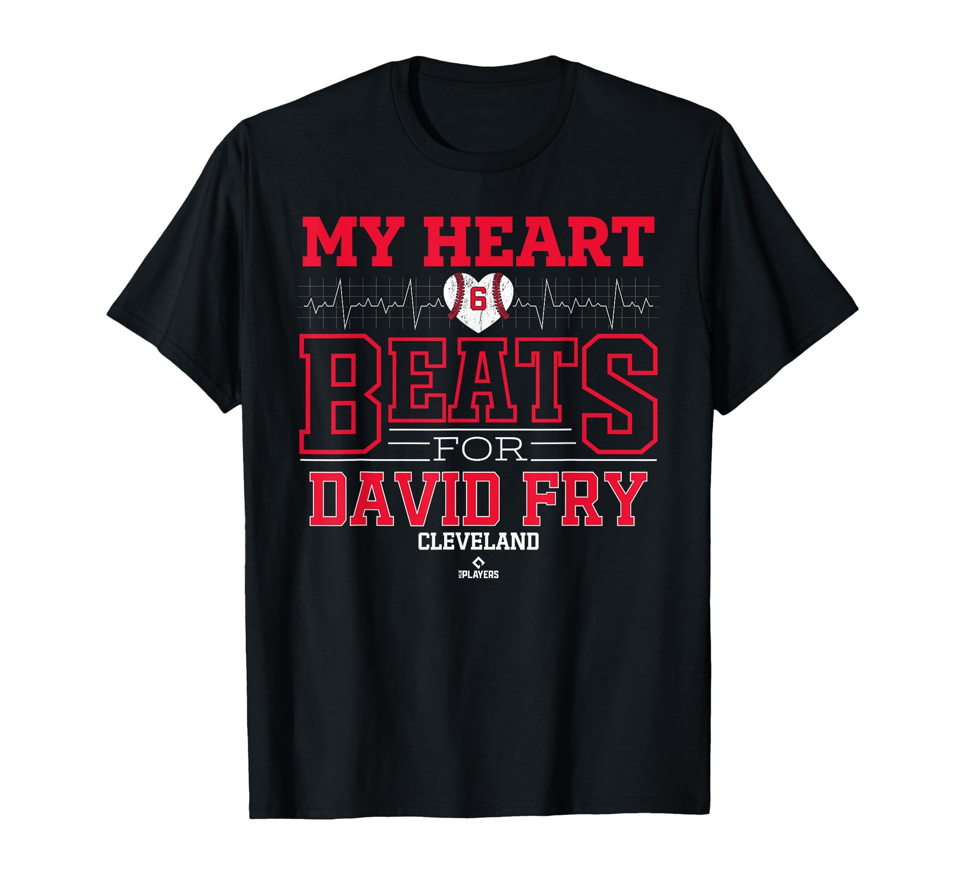 My Heart Beats David Fry Cleveland T-Shirt - Unique Graphic for Adults - T-Shirt, Sweatshirt, Hoodie