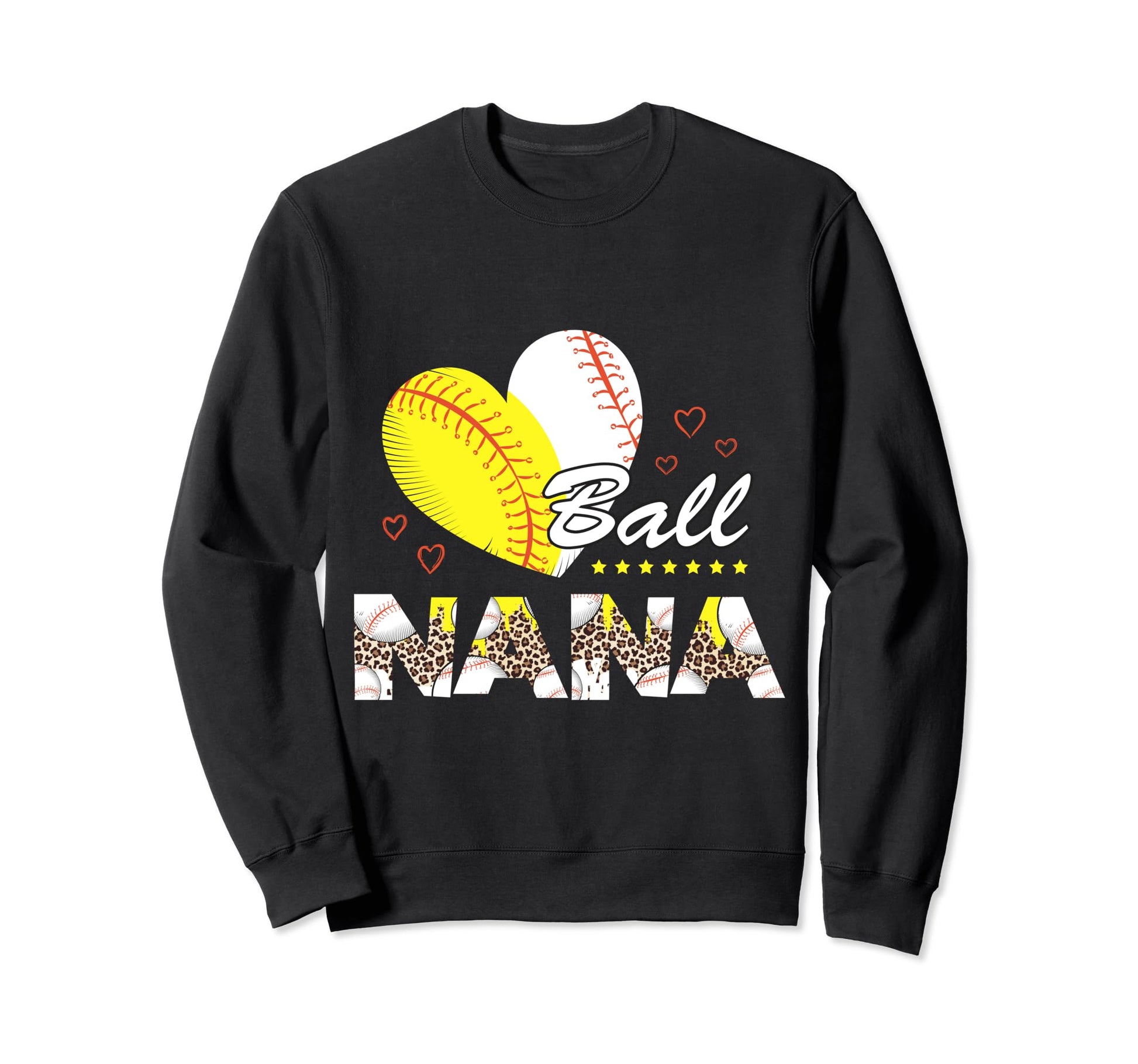 Nana Both Baseball Softball Mothers Sweatshirt - Novelty Apparel Men Women - T-Shirt, Sweatshirt, Hoodie