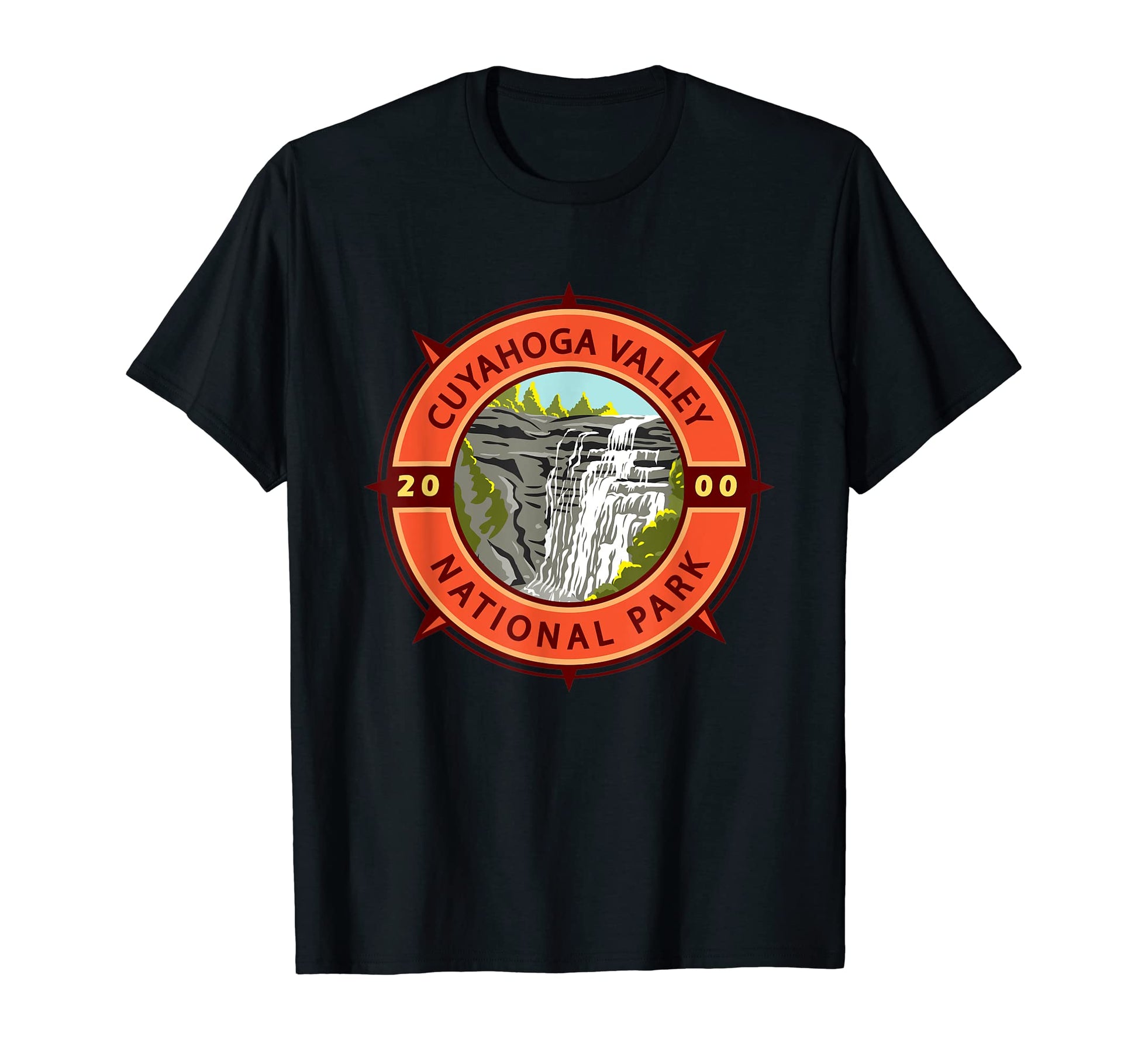 Cuyahoga Valley National Park Compass T-Shirt - Trendy Graphic Unisex - T-Shirt, Sweatshirt, Hoodie