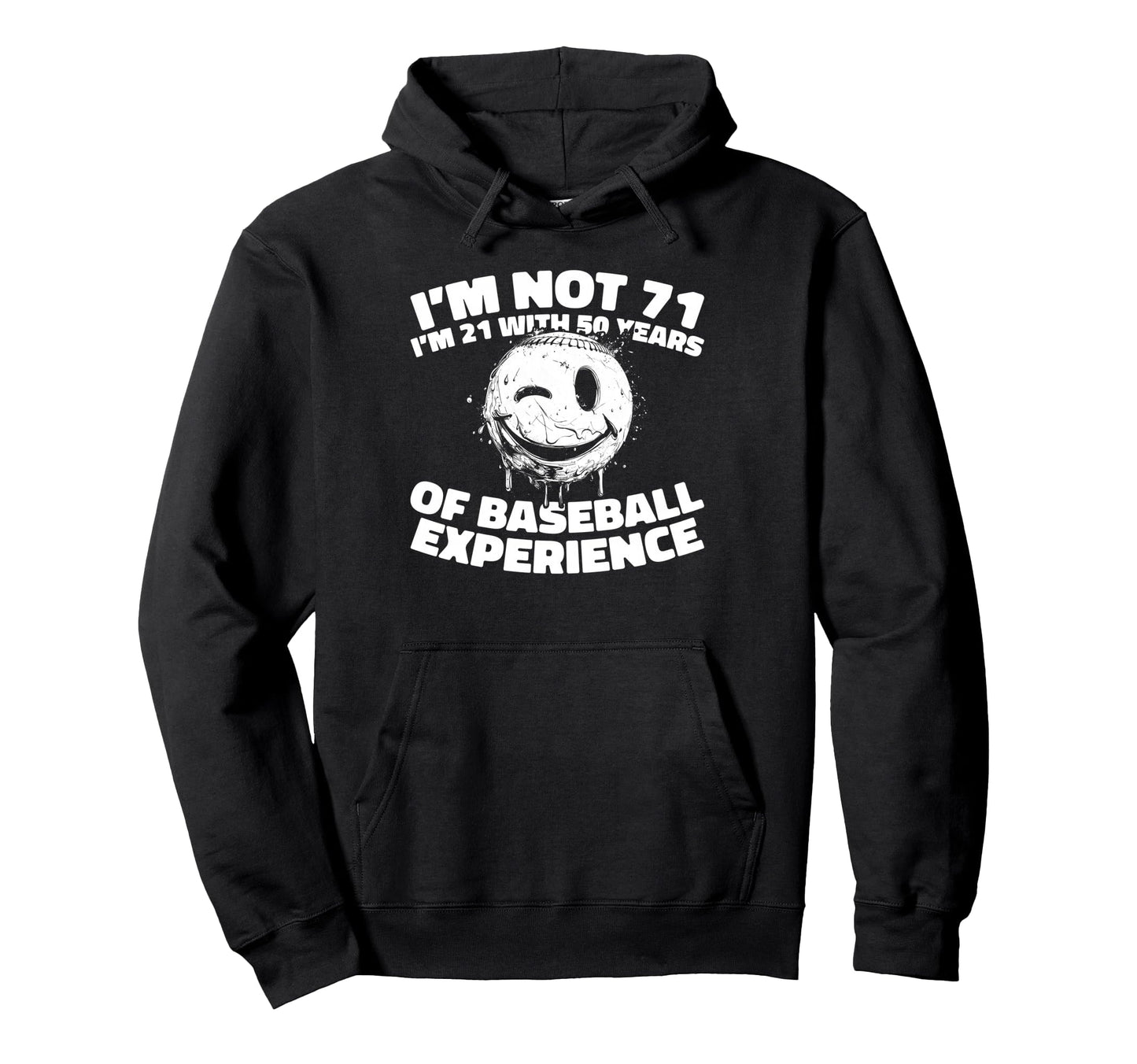 71 Years Old Team Sport Baseball Hoodie - Novelty Apparel Unisex - T-Shirt, Sweatshirt, Hoodie