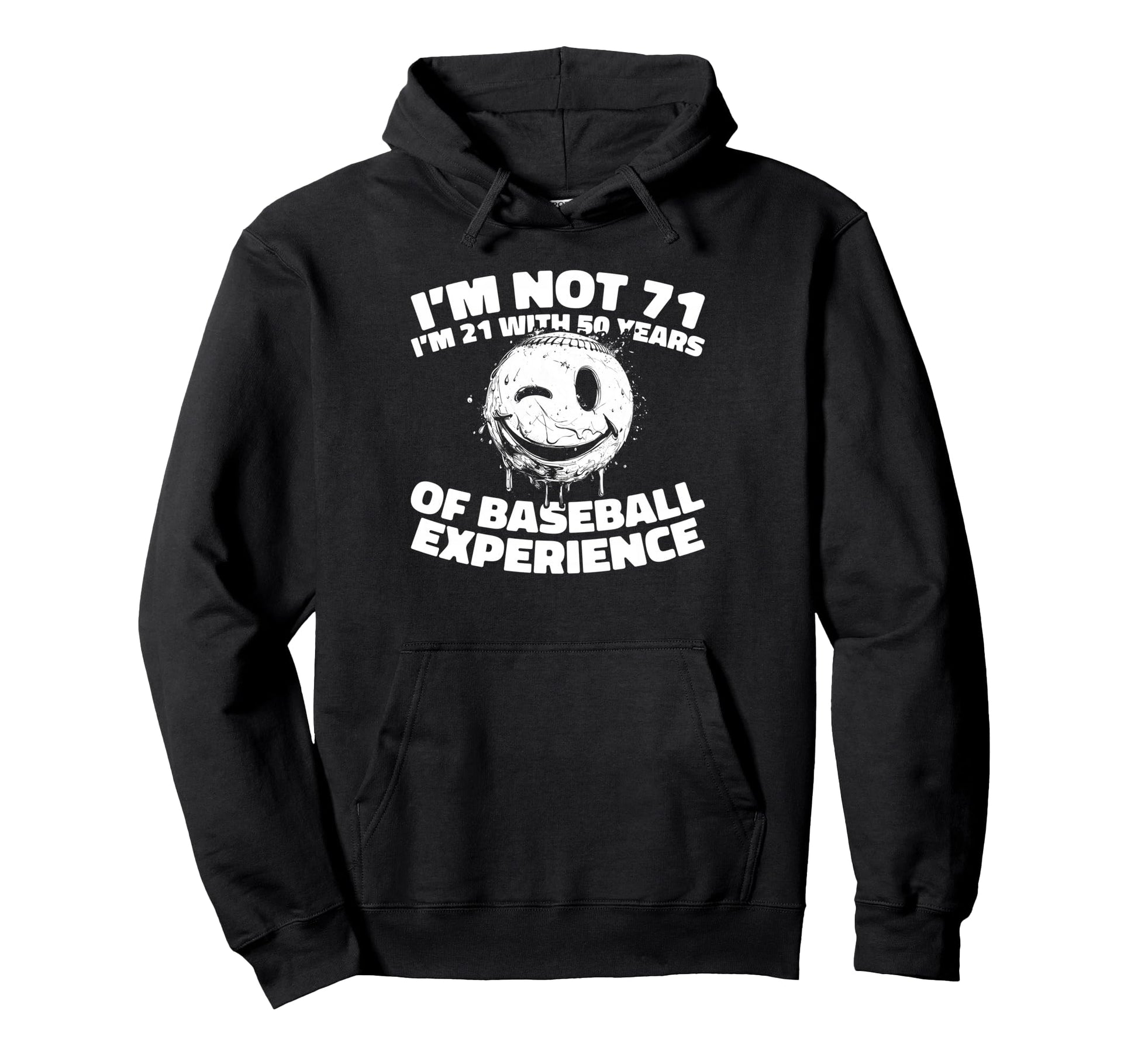 71 Years Old Team Sport Baseball Hoodie - Novelty Apparel Unisex - T-Shirt, Sweatshirt, Hoodie