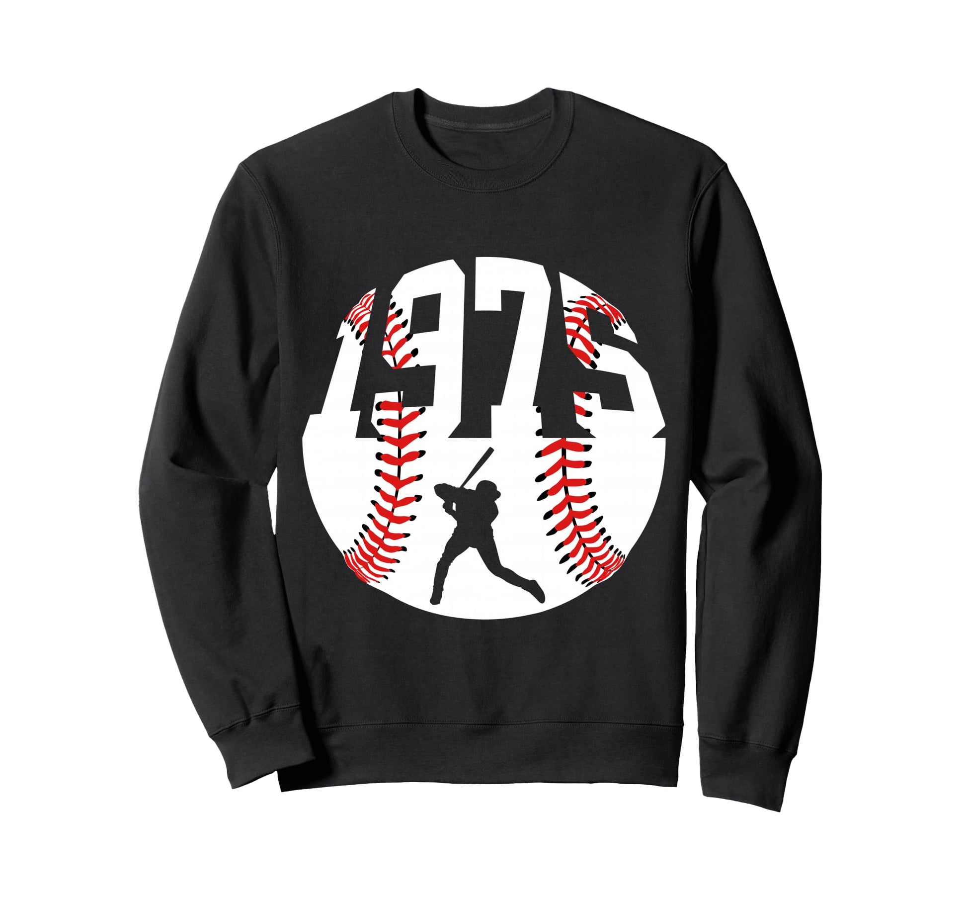 1975 Baseball 51St Birthday Sweatshirt - Casual Everyday Wear Unisex - T-Shirt, Sweatshirt, Hoodie