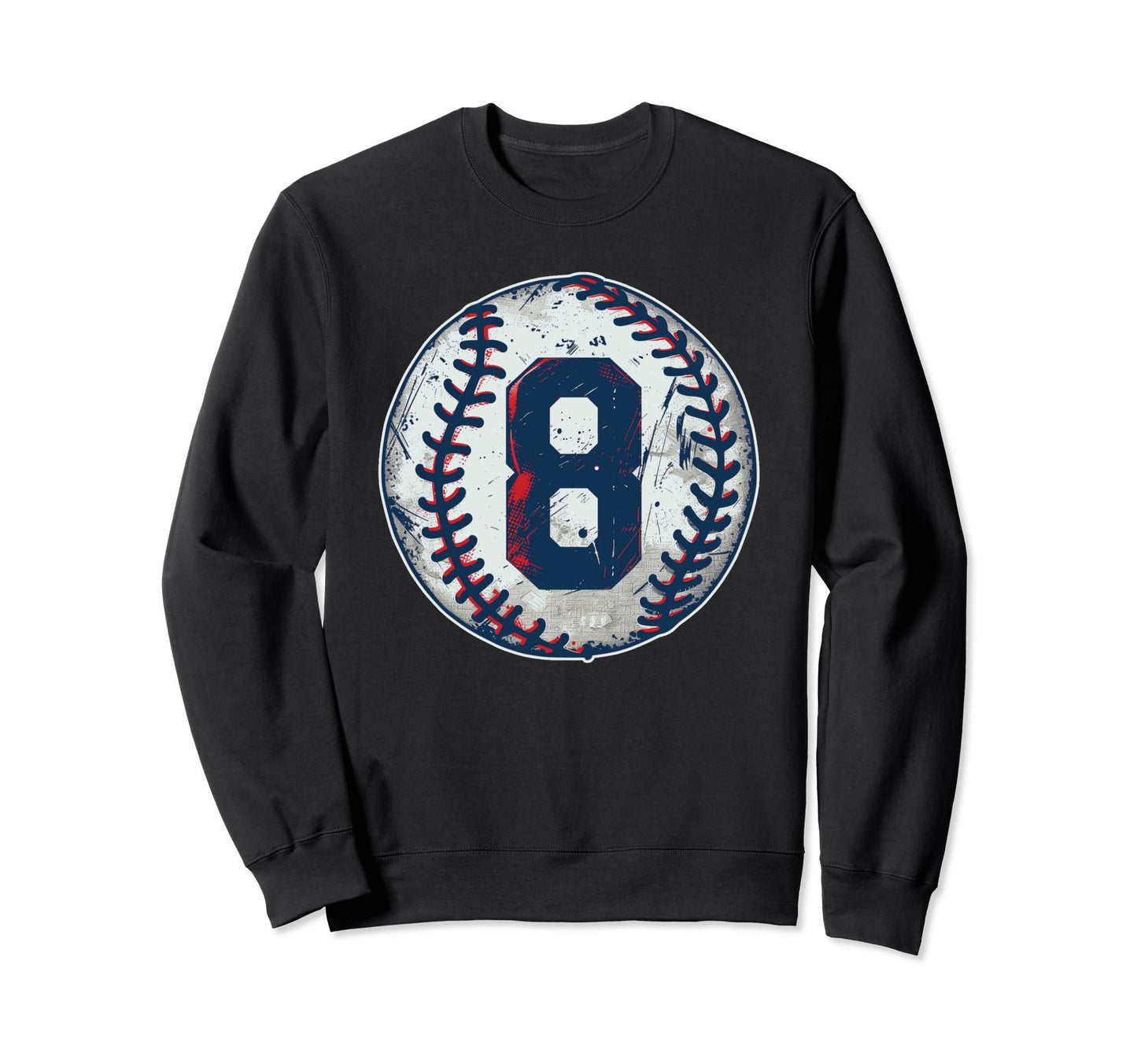 8Th Birthday Baseball Players 8Th Sweatshirt - Unique Graphic Men Women - T-Shirt, Sweatshirt, Hoodie