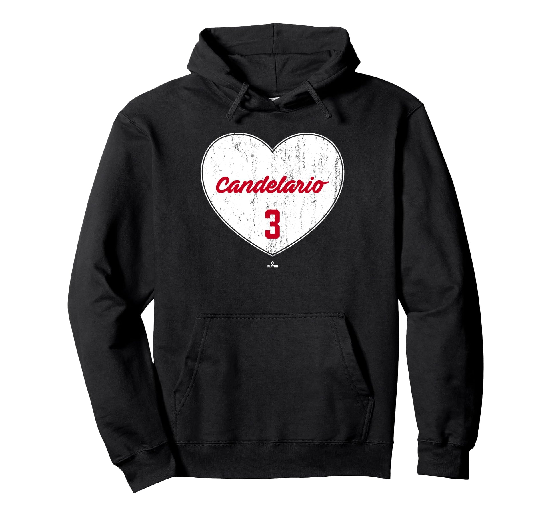 Distressed Heart Jeimer Candelario Hoodie - Custom Art Print for Adults - T-Shirt, Sweatshirt, Hoodie