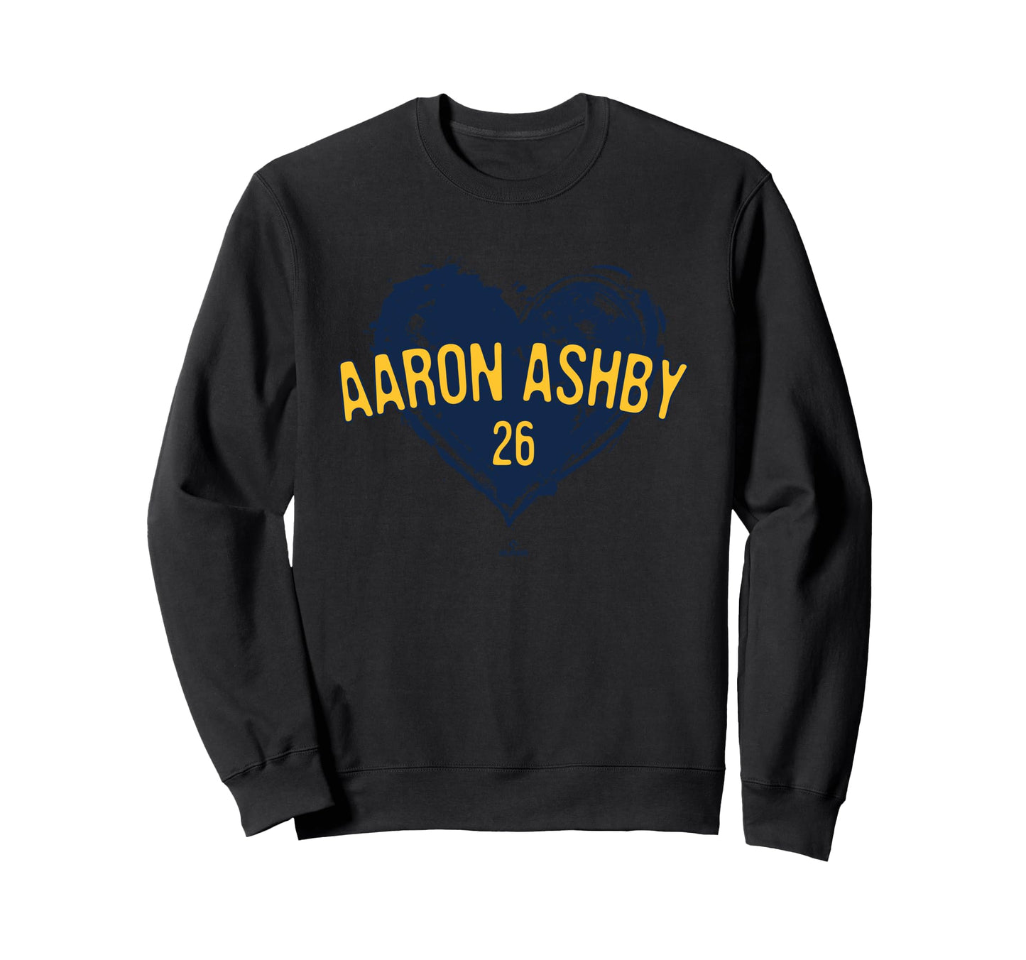 Distressed Heart Aaron Ashby Milwaukee Sweatshirt - Graphic Print Unisex - T-Shirt, Sweatshirt, Hoodie