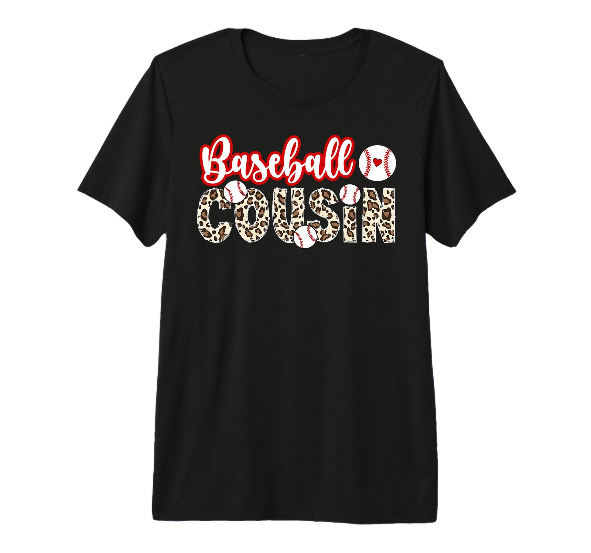 Baseball Cousin Leopard Cousin T-Shirt - Casual Everyday Wear Men Women - T-Shirt, Sweatshirt, Hoodie