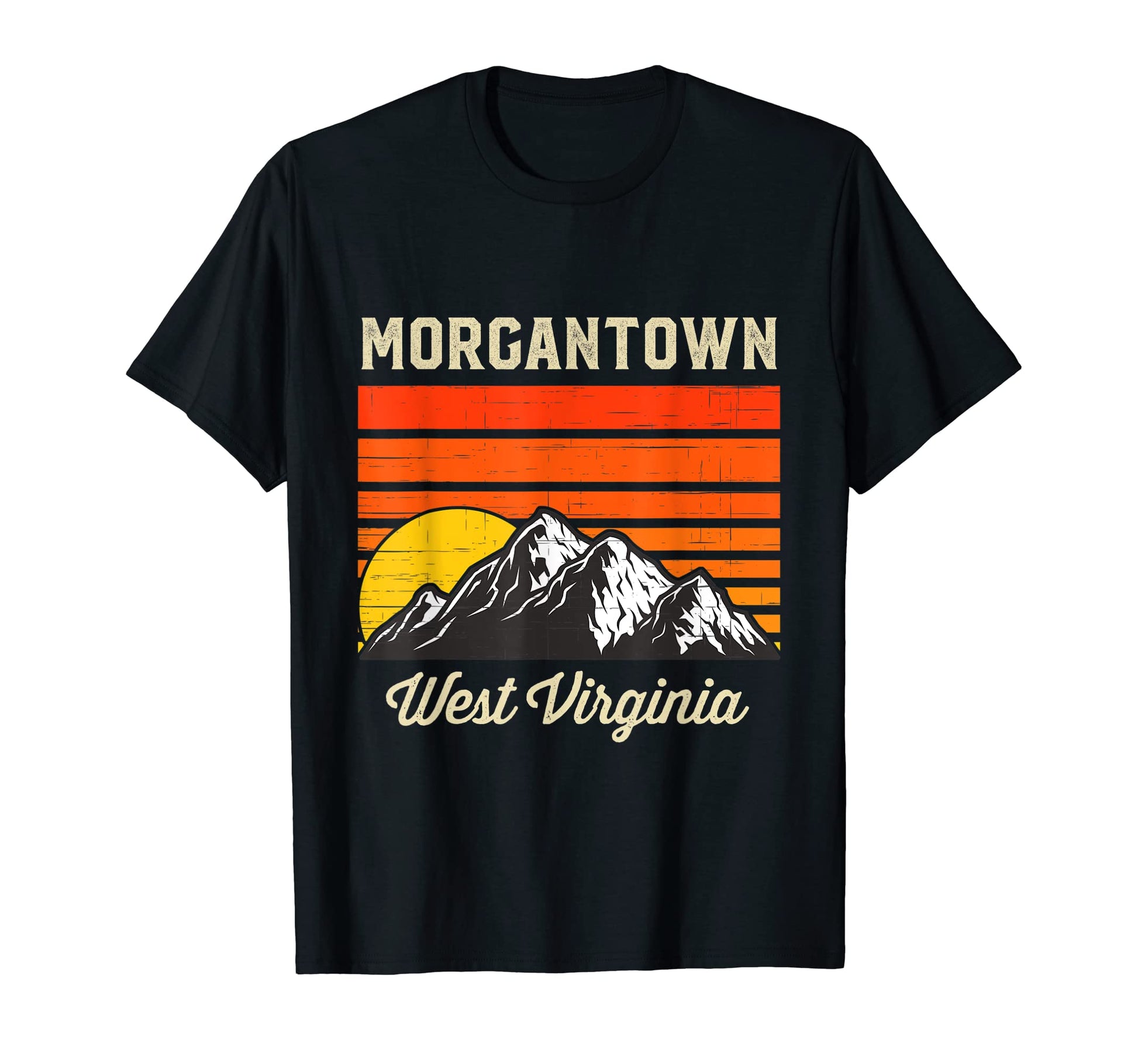 Morgantown West Virginia City State T-Shirt - Streetwear Style for Adults - T-Shirt, Sweatshirt, Hoodie
