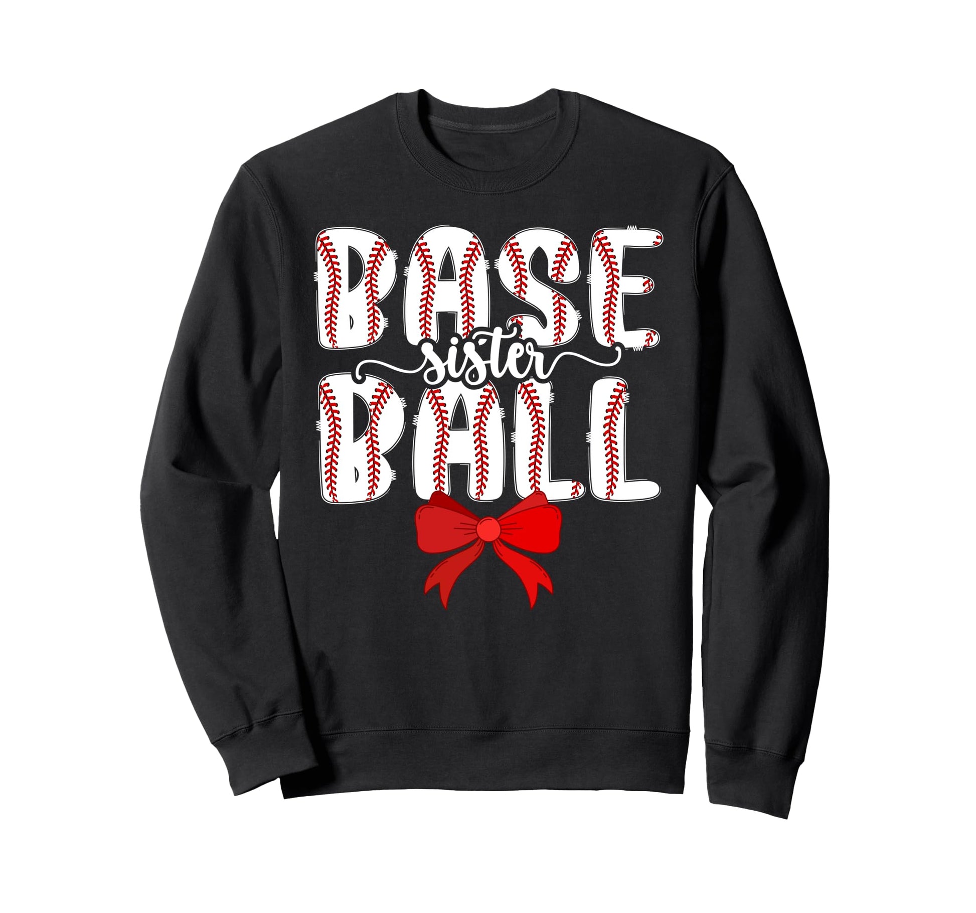 Baseball Sister Coquette Baseball Sweatshirt - Unique Graphic for Adults - T-Shirt, Sweatshirt, Hoodie