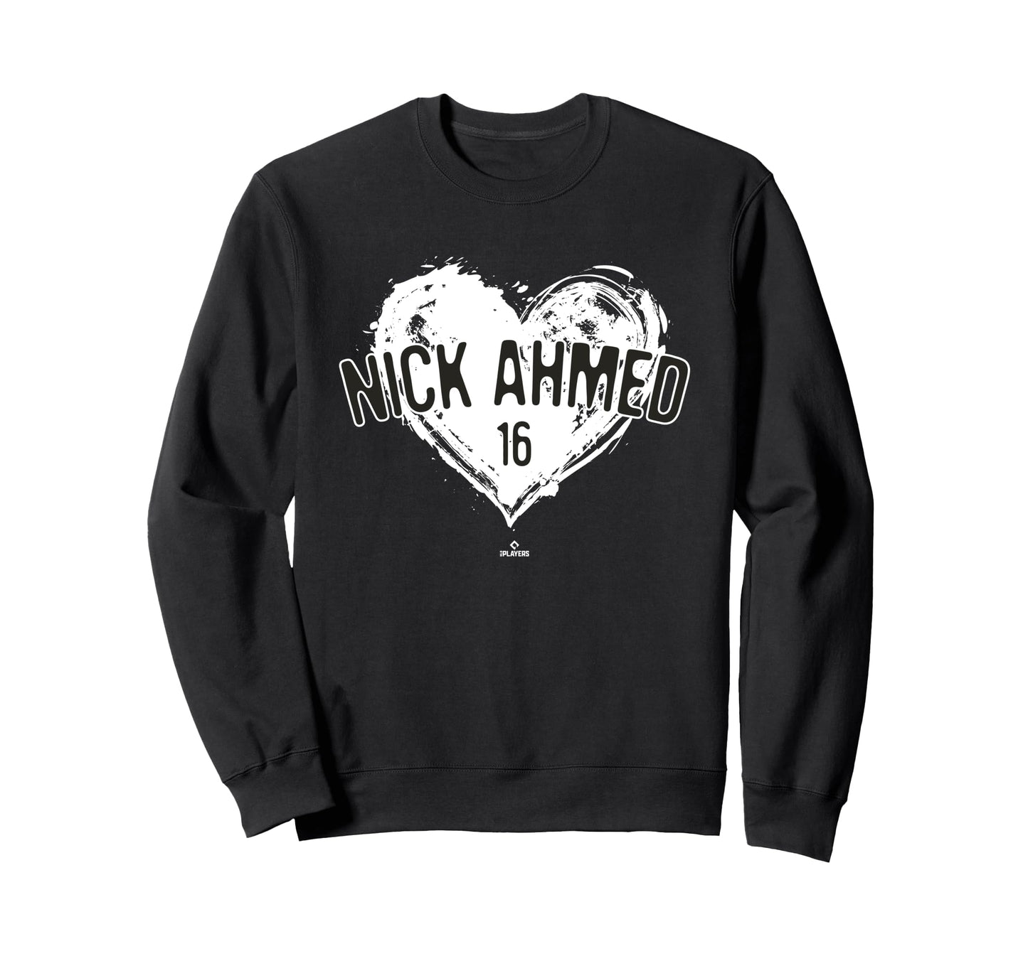Distressed Heart Nick Ahmed San Sweatshirt - Streetwear Style Unisex - T-Shirt, Sweatshirt, Hoodie