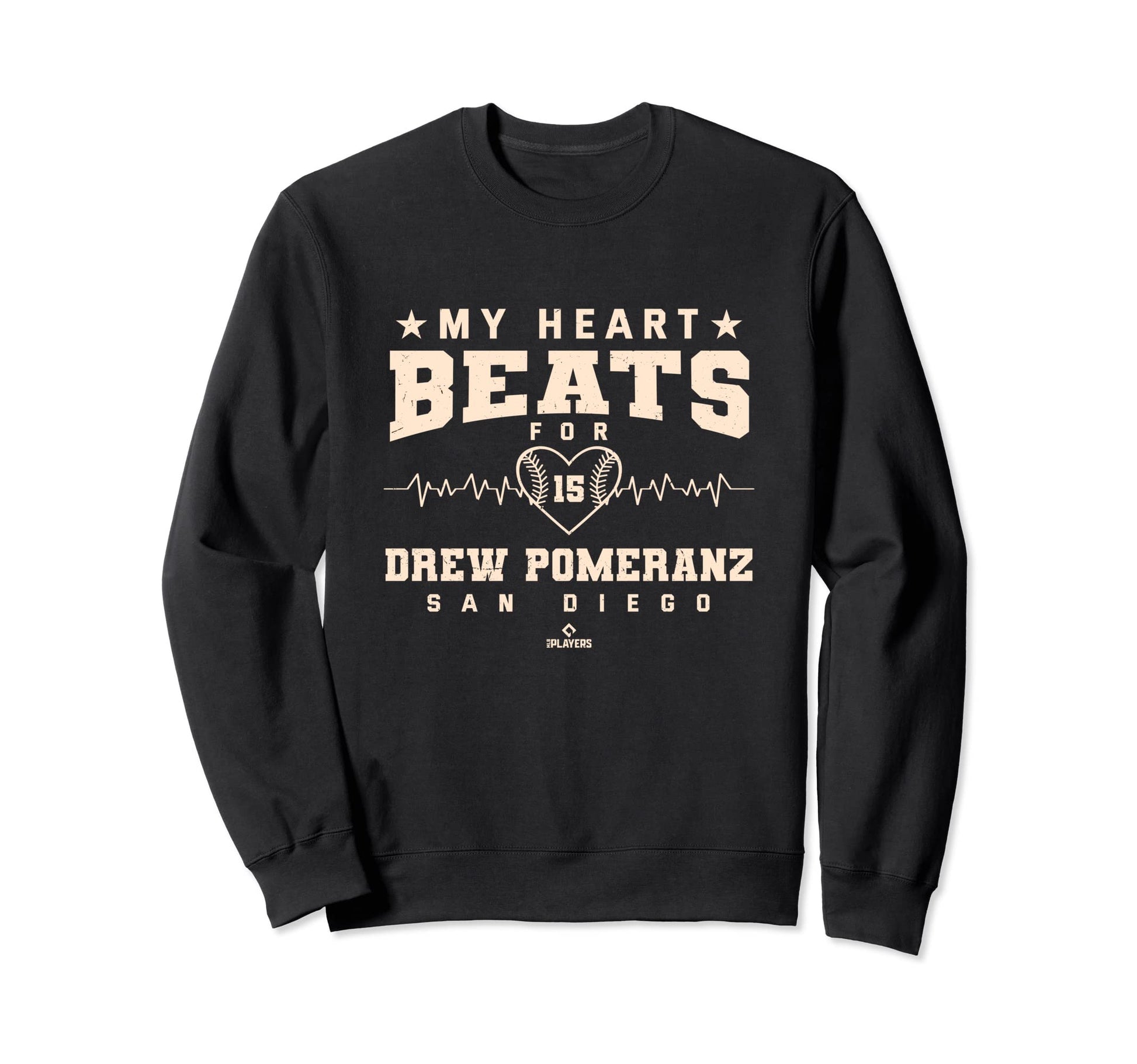 My Heart Beats Drew Pomeranz Sweatshirt - Aesthetic Graphic Men Women - T-Shirt, Sweatshirt, Hoodie